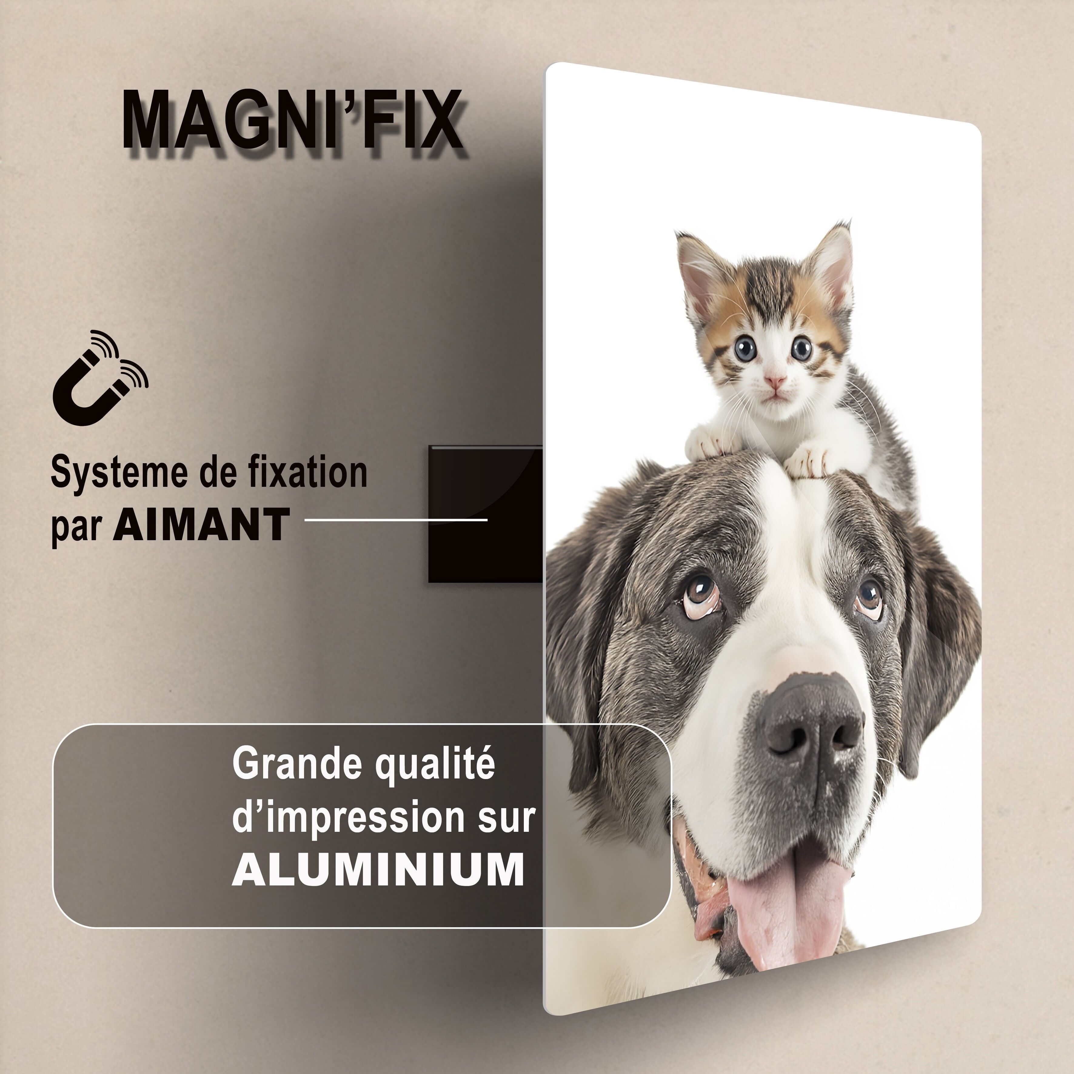 LAVAGNA MAGNETICA: GATTO APPOGGIATO