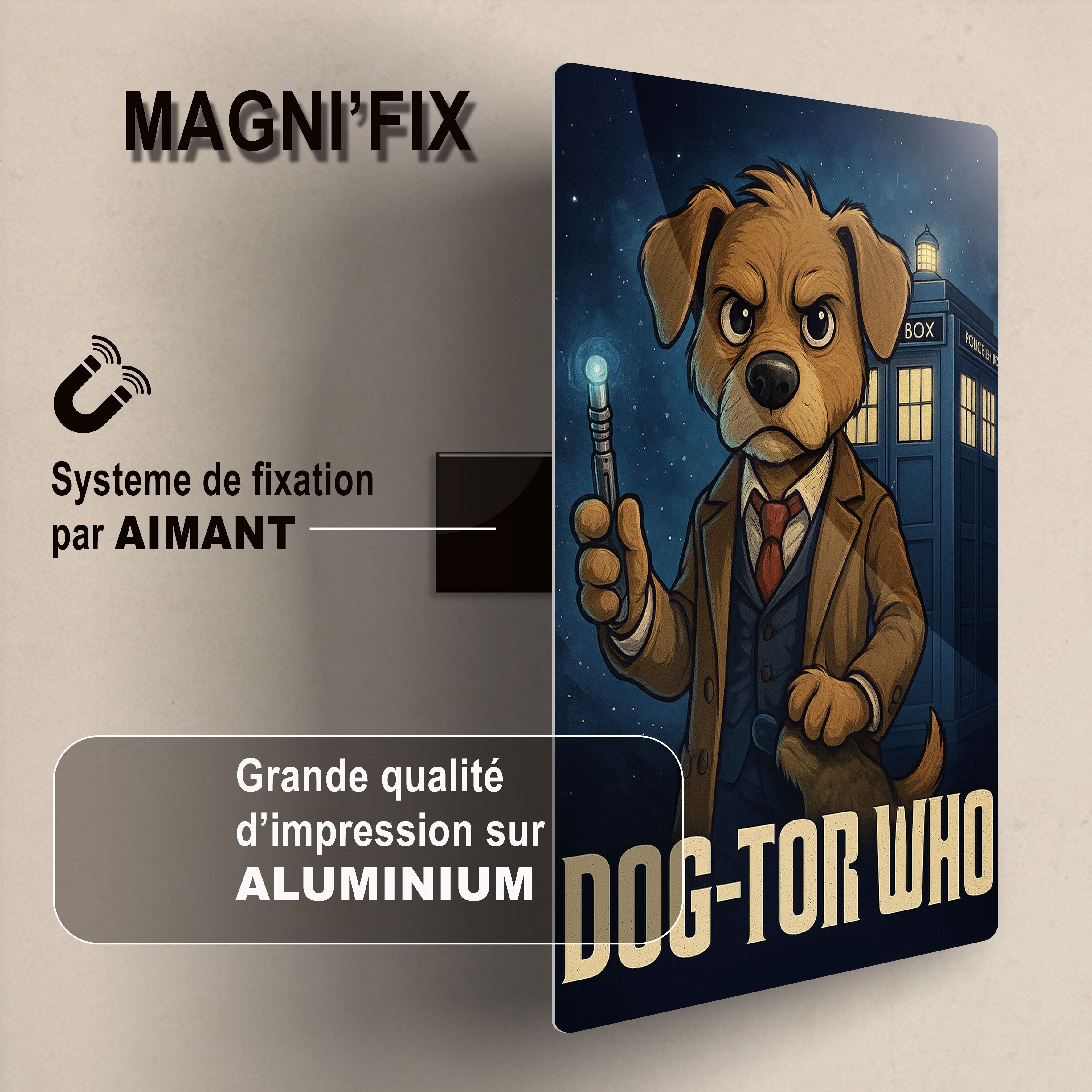 LAVAGNA MAGNETICA: CANE-TOR WHO