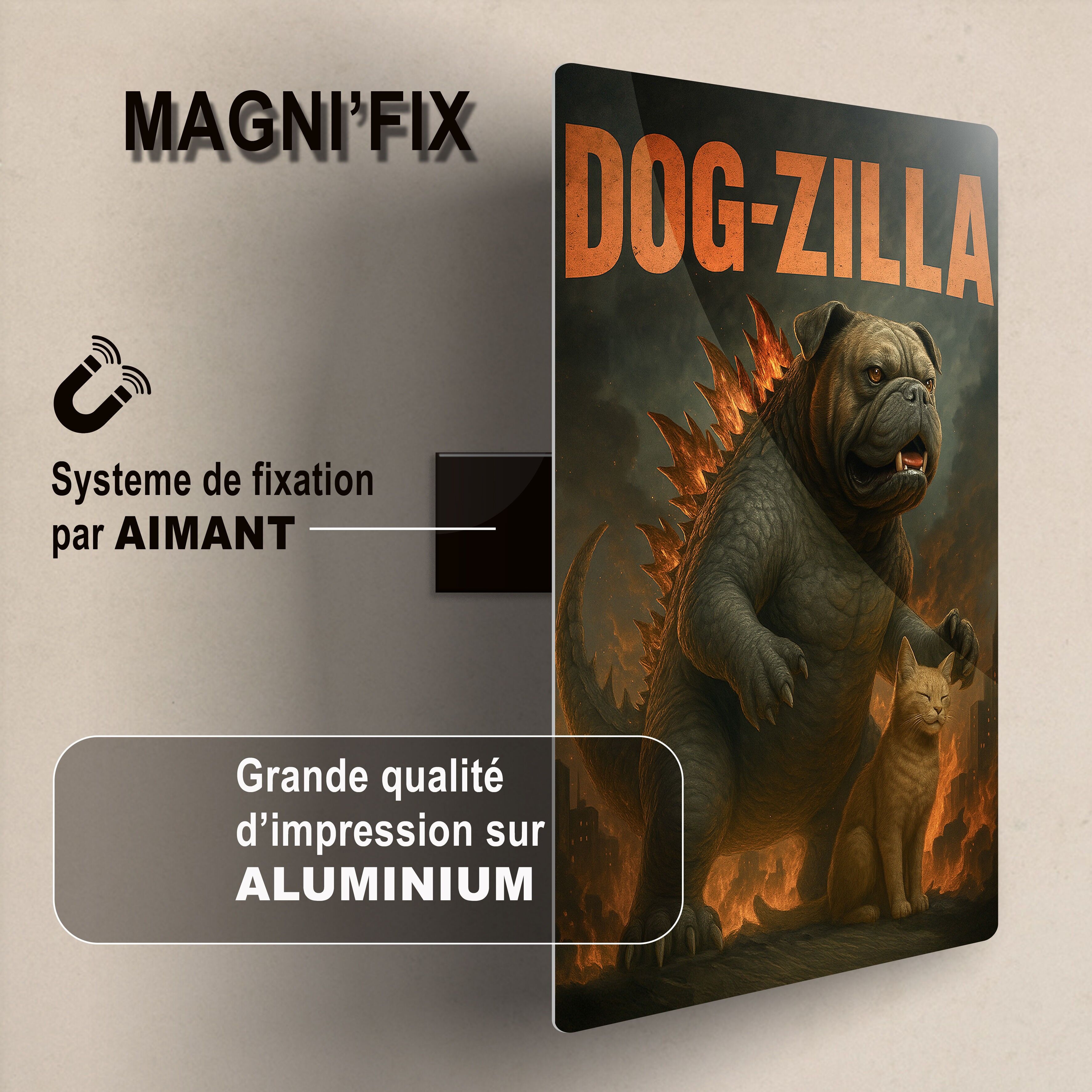 LAVAGNA MAGNETICA: DOG-ZILLA