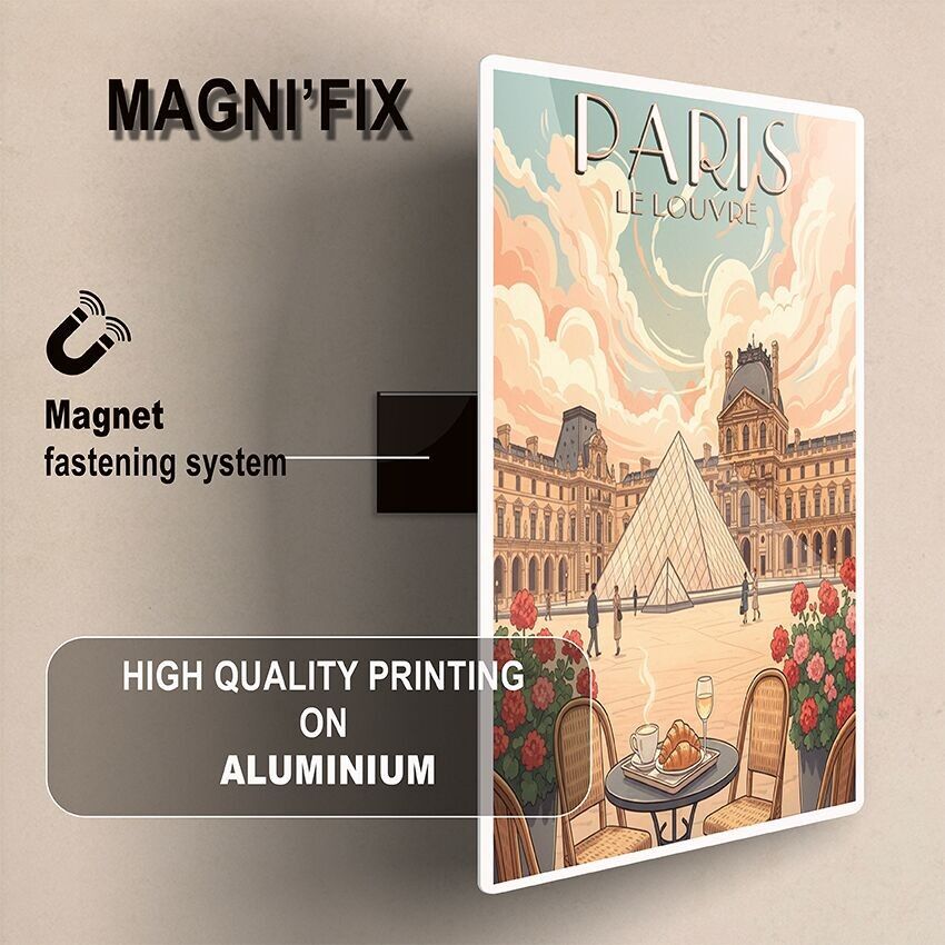 MAGNETGEMÄLDE: PARIS LOUVRE