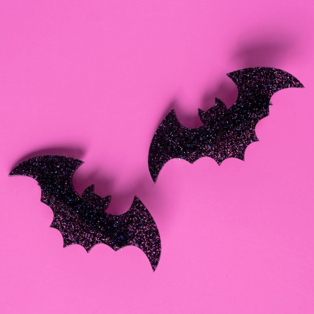 Fledermaus-Haarspangen – 2er-Set