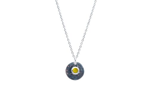 Collier Colima - Doré or 18 carats - Calcédoine jaune