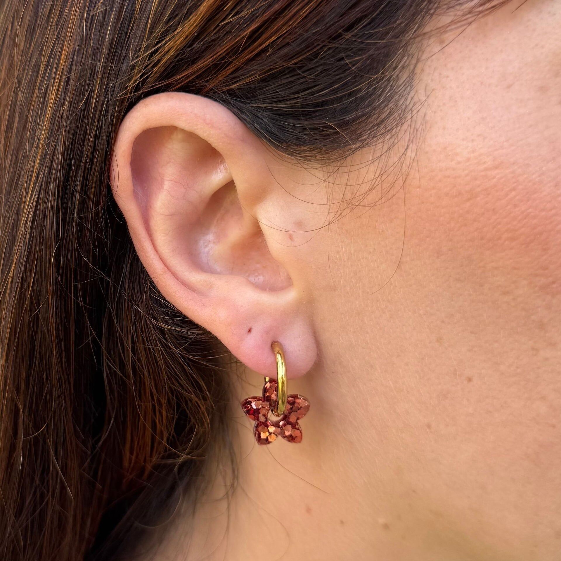 Mini-Tiare-Kupfer-Creolen