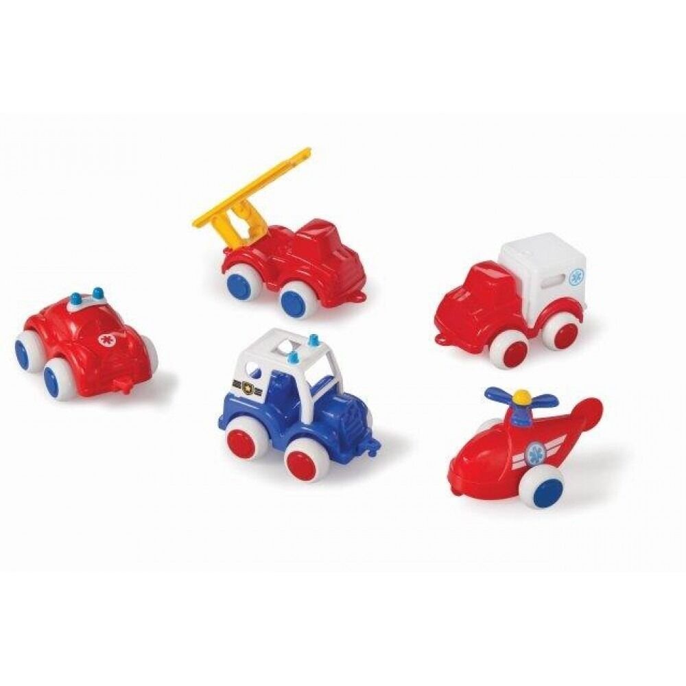 Viking Toys Rescue cars, 5 pezzi/mix, 10 cm, 1147