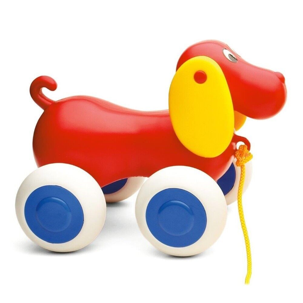 Viking Toys Pull toy Dog, 25cm, 1310-rosso