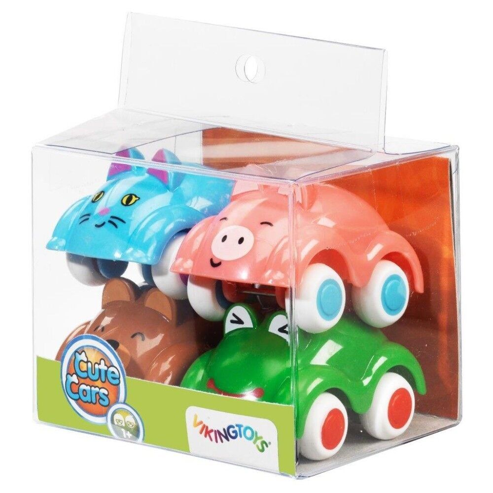 Viking Toys Cars Mini Chubbies Construction, 5 pezzi in confezione regalo, 7 cm, 81135