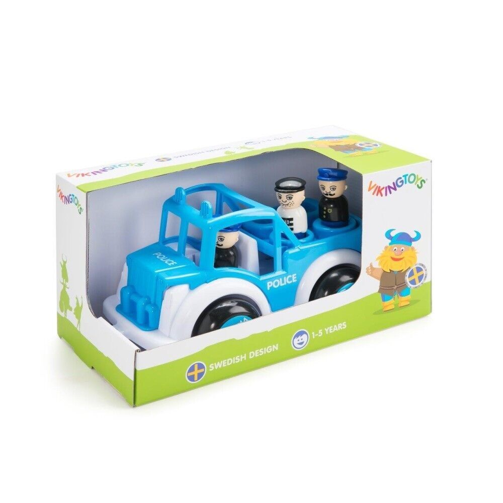 Viking Toys auto Jeep della polizia con 3 figure, 25 cm, 81269