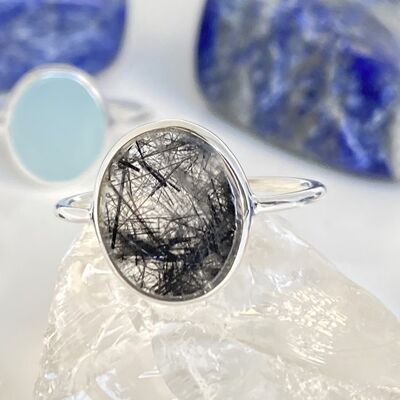 Bague Sète - Argent 925 - Quartz rutile