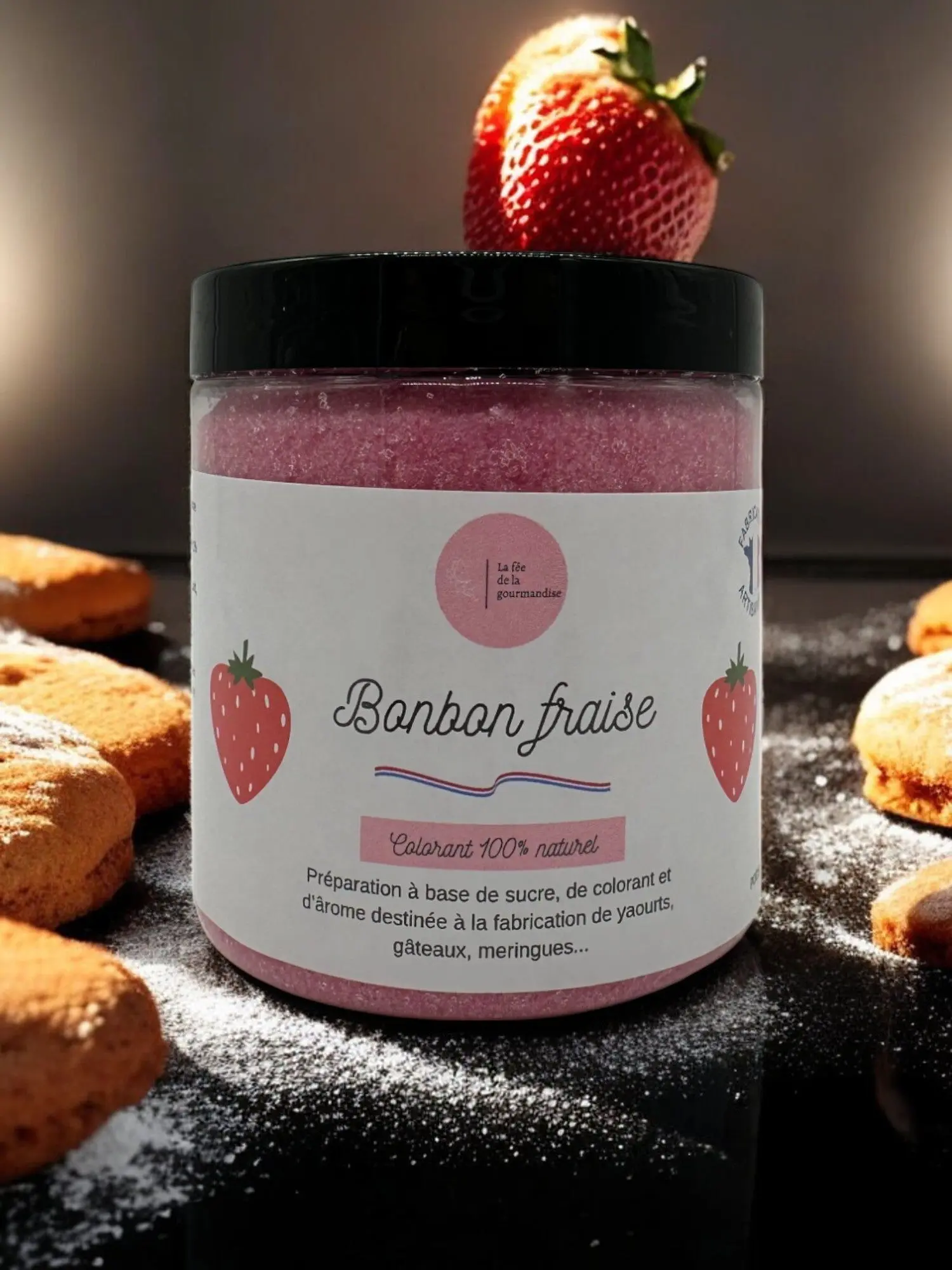 Achat Sucre aromatisé bonbon fraise Tagaga en gros