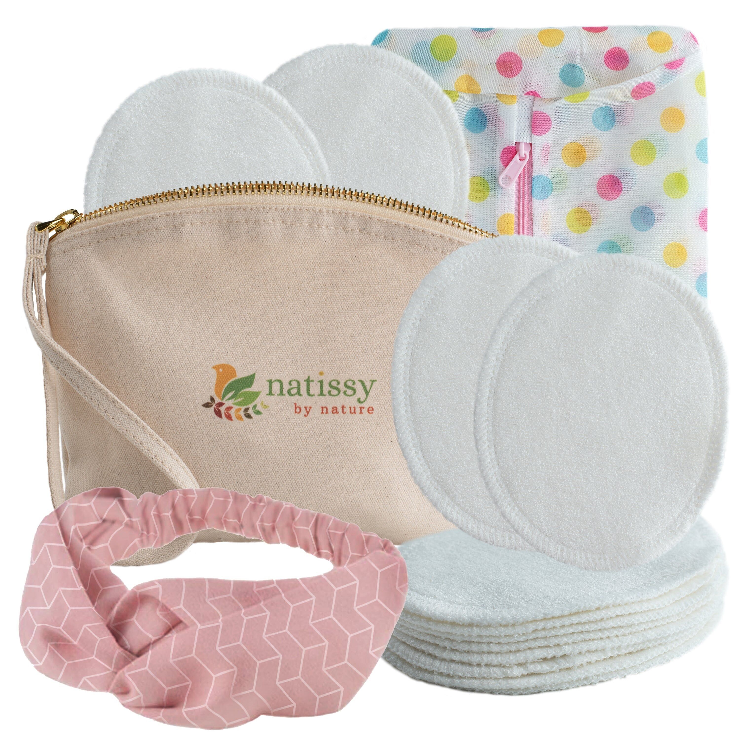 Bamboo Reusable Makeup Remover Pads 12-Pack