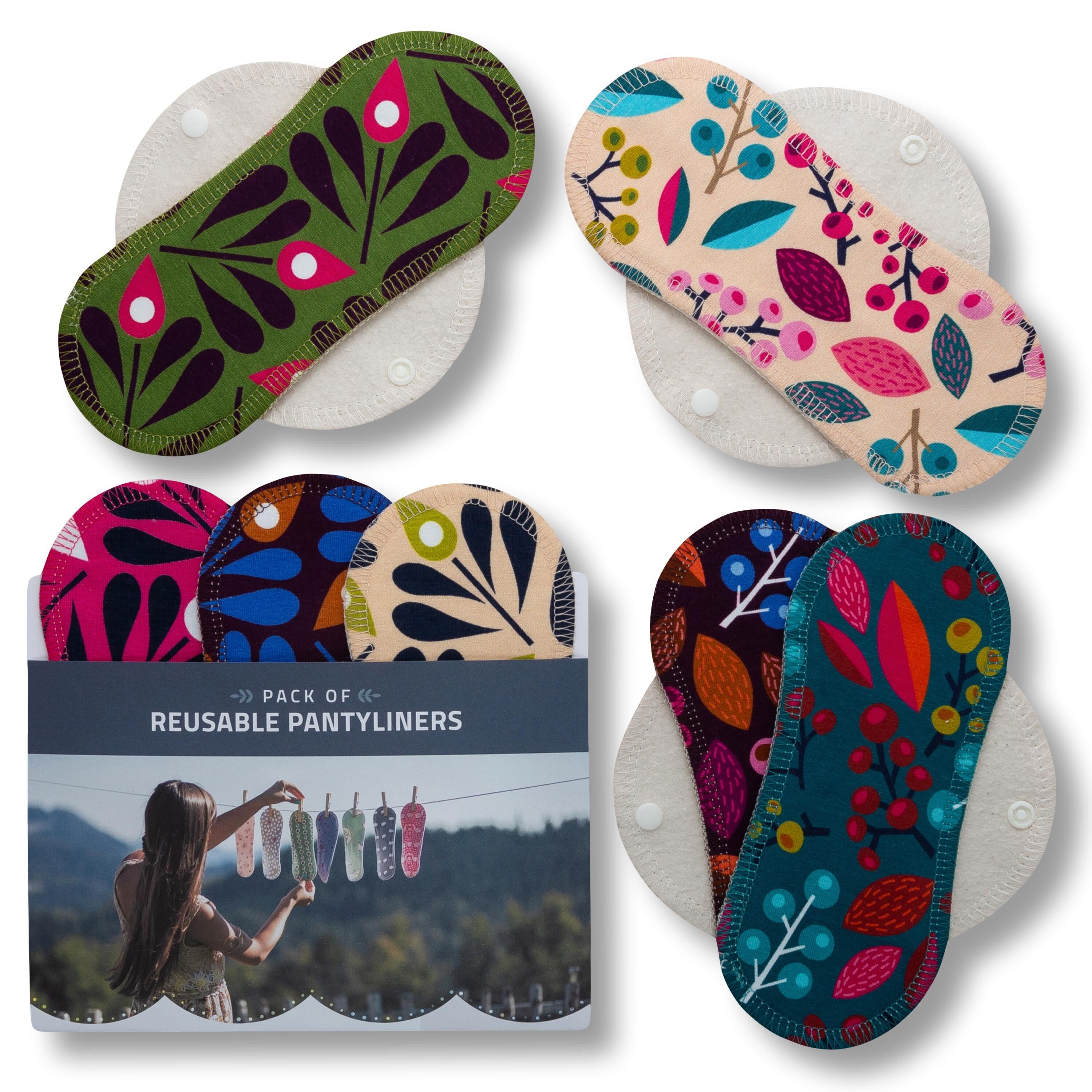 7er-Pack wiederverwendbare Slipeinlagen (WEISSE Flügel) - RF-Spezial