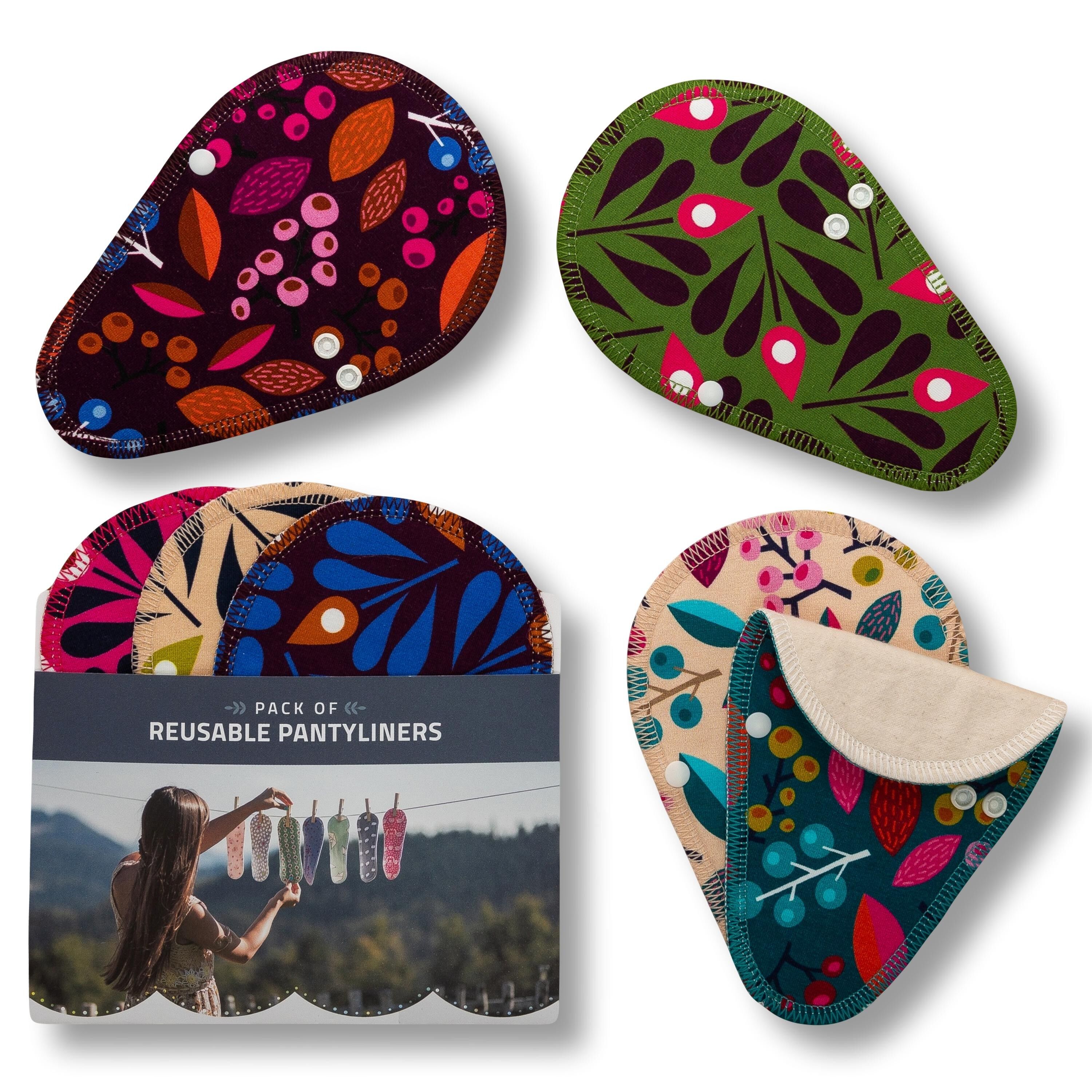 7er-Pack wiederverwendbare Tanga-Einlagen (WEISSE Flügel) - RF-Spezial