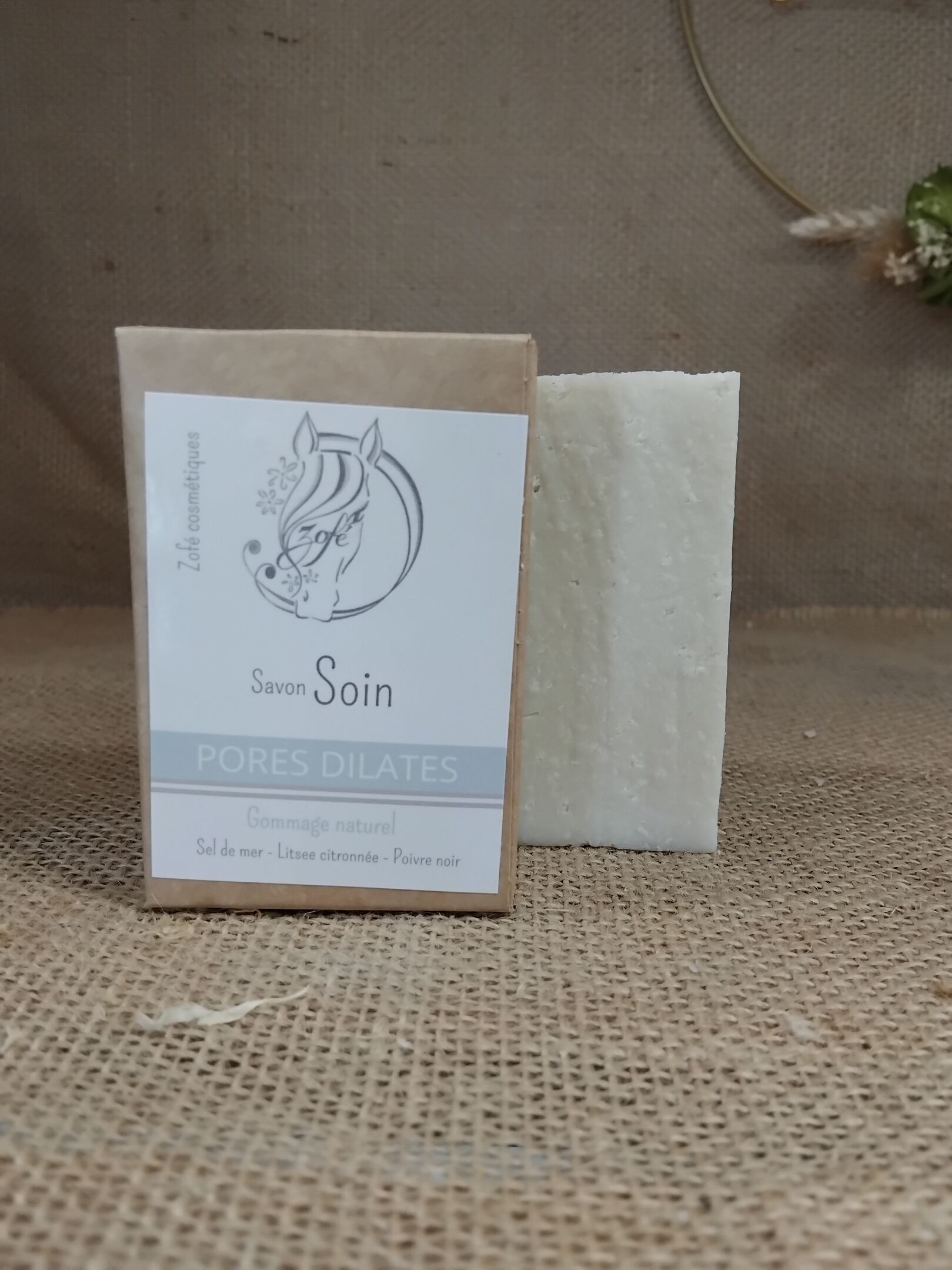Jabón de cuidado POROS DILATADOS con sal marina