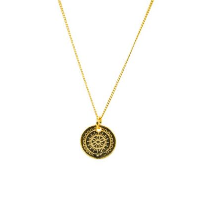Mandala Necklace GOLD