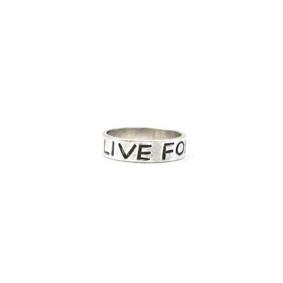 Mantra Silver Ring - Sea