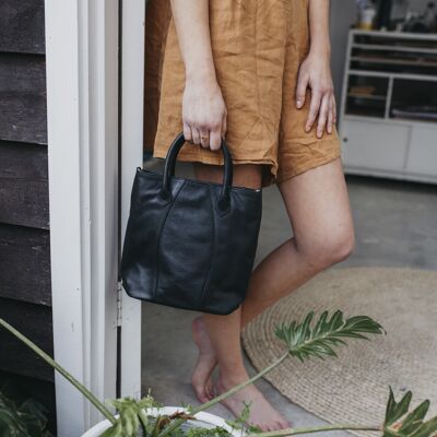 Maisie Leather Bag NOIR