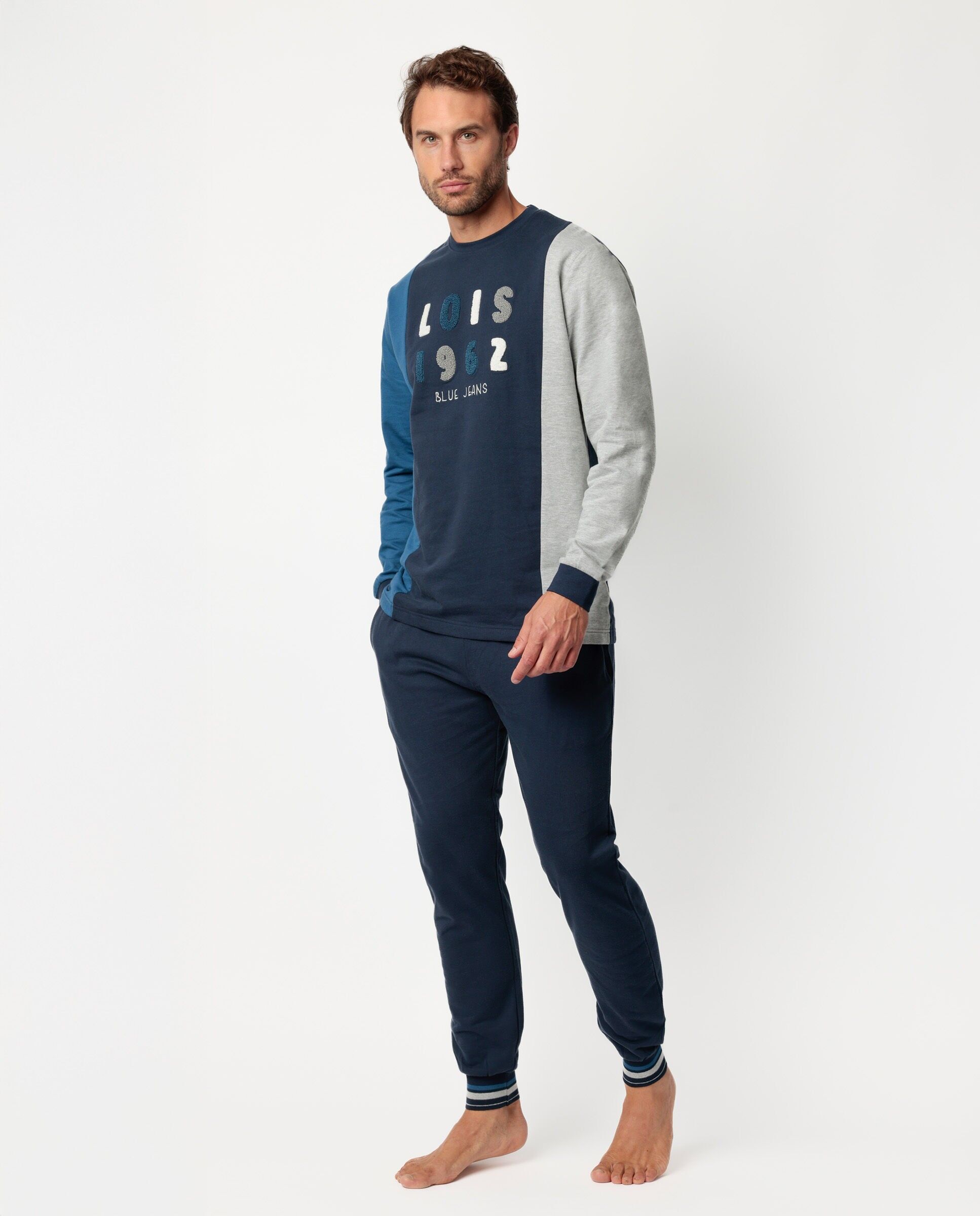 Pyjama en peluche à manches longues pour homme LOIS