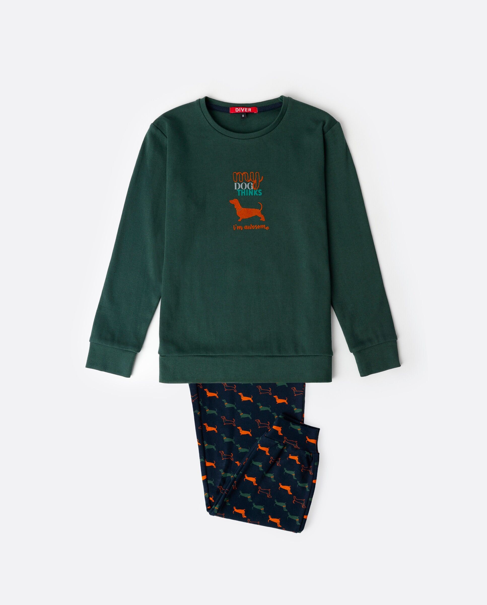 Pyjama à manches longues DIVER My Dog pour garçon