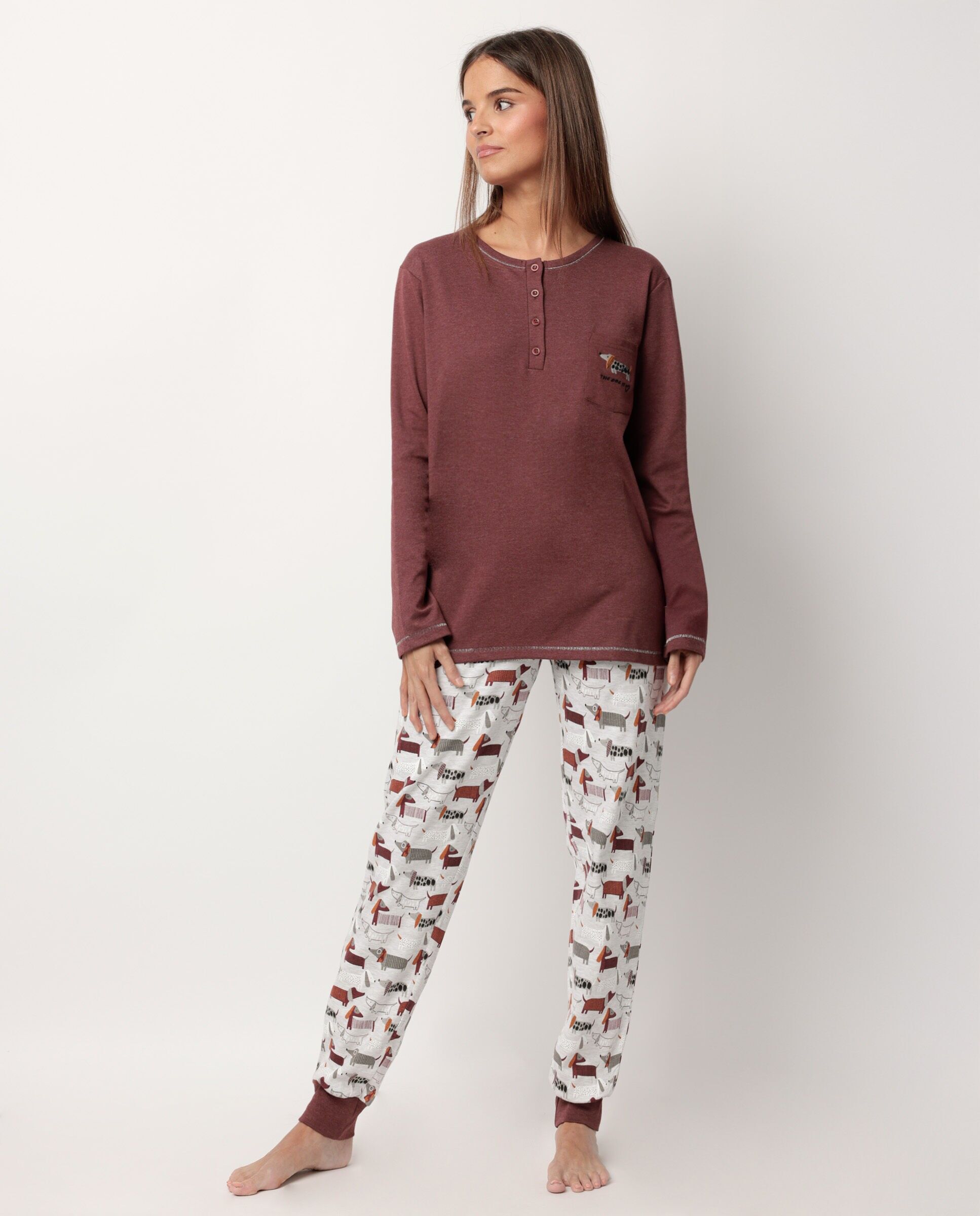 Pyjama à manches longues pour femme ADMAS