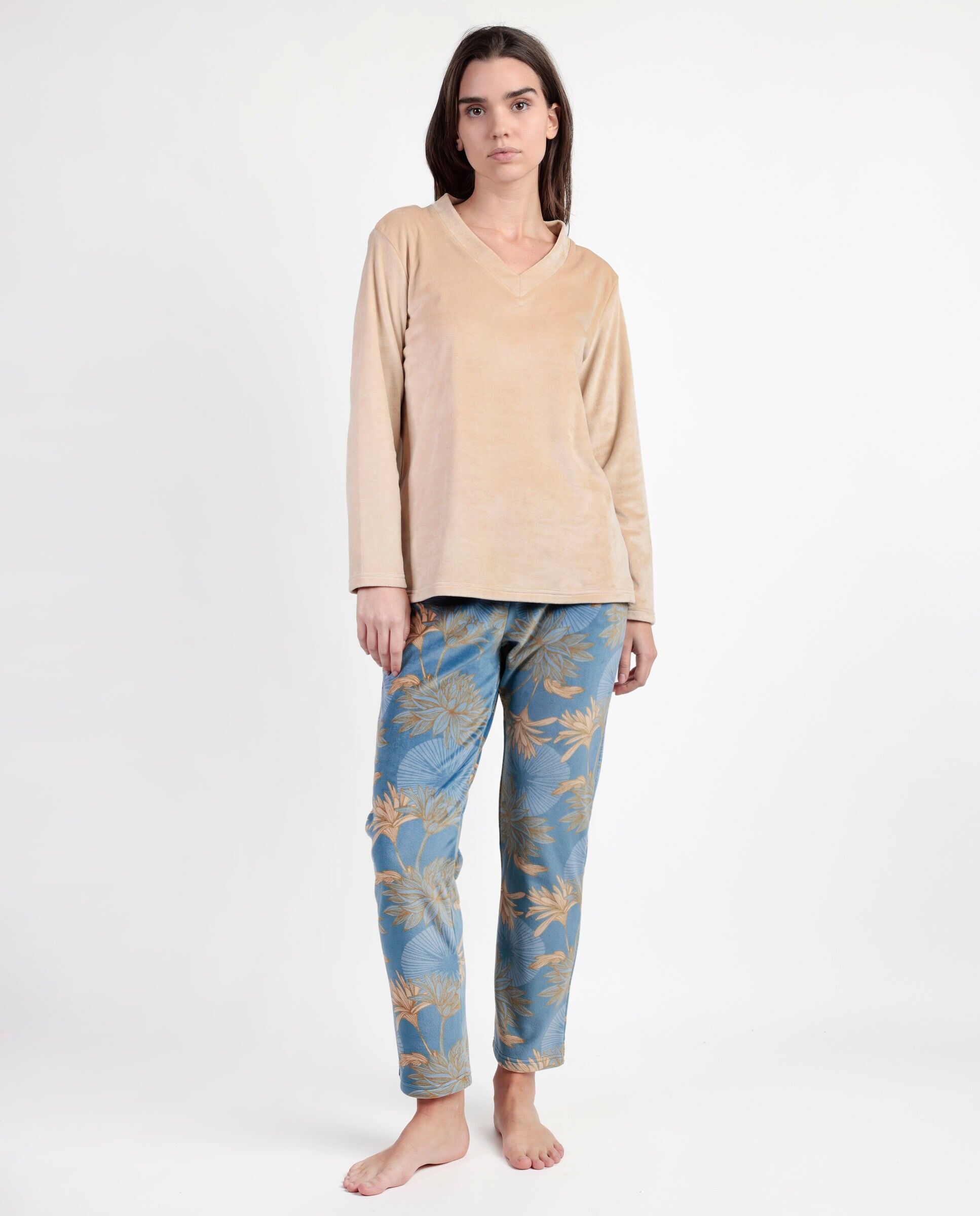 Pigiama ADMAS LUXURY a maniche lunghe in velluto Jungle Fever per...