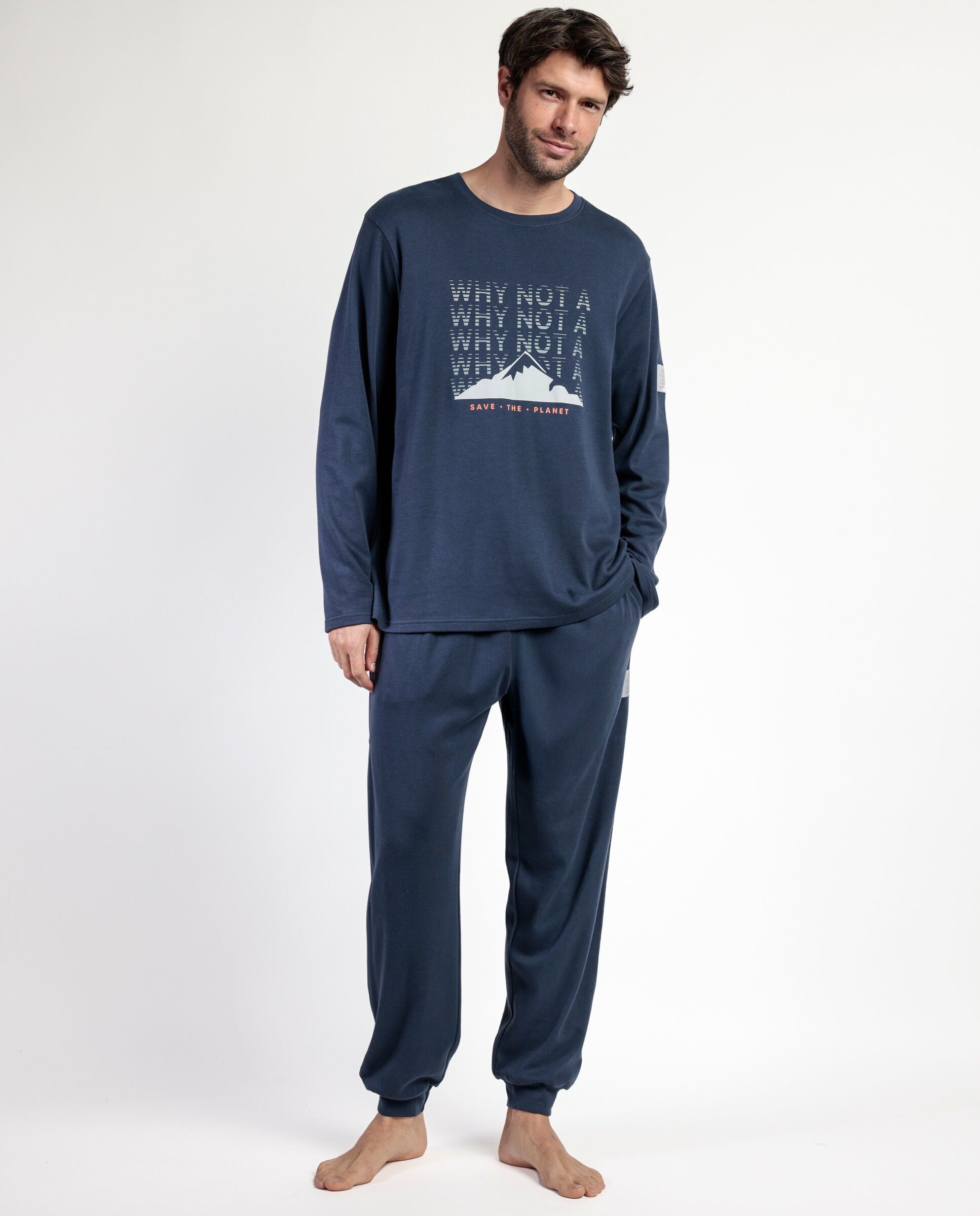 NUOVO PIANO Why Not Pigiama a maniche lunghe per uomo