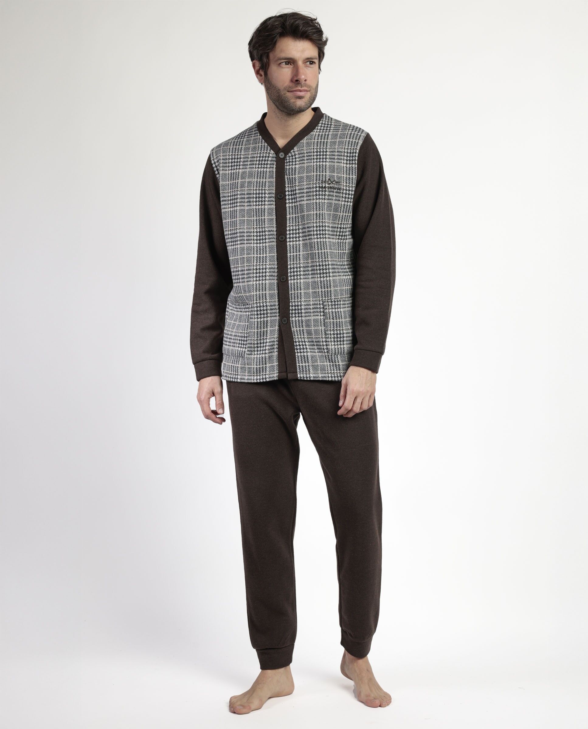 Pigiama a maniche lunghe da uomo ADMAS MAGNIFIC con bandiera americana