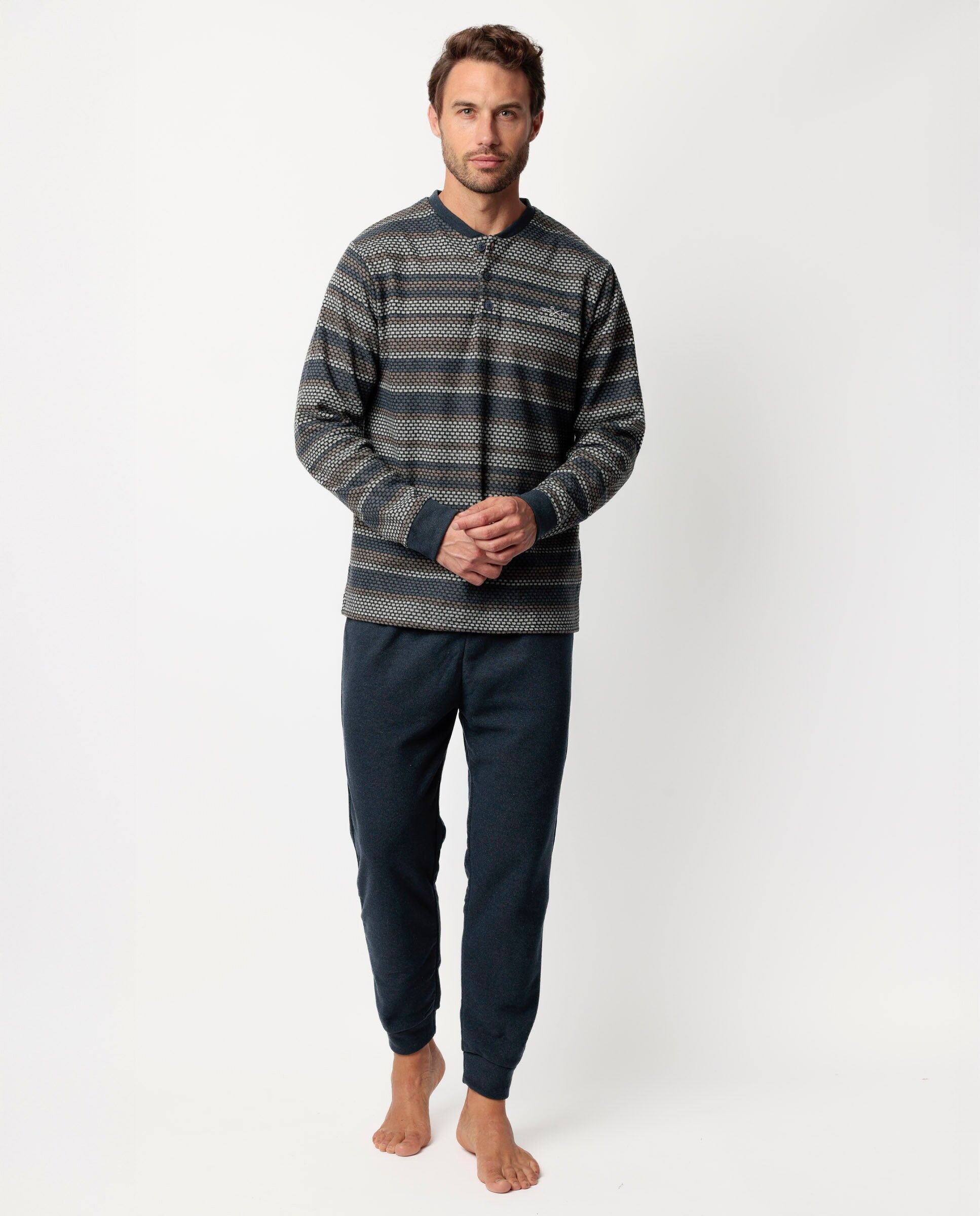 Pigiama a maniche lunghe con patta ADMAS MAGNIFIC da uomo Magno