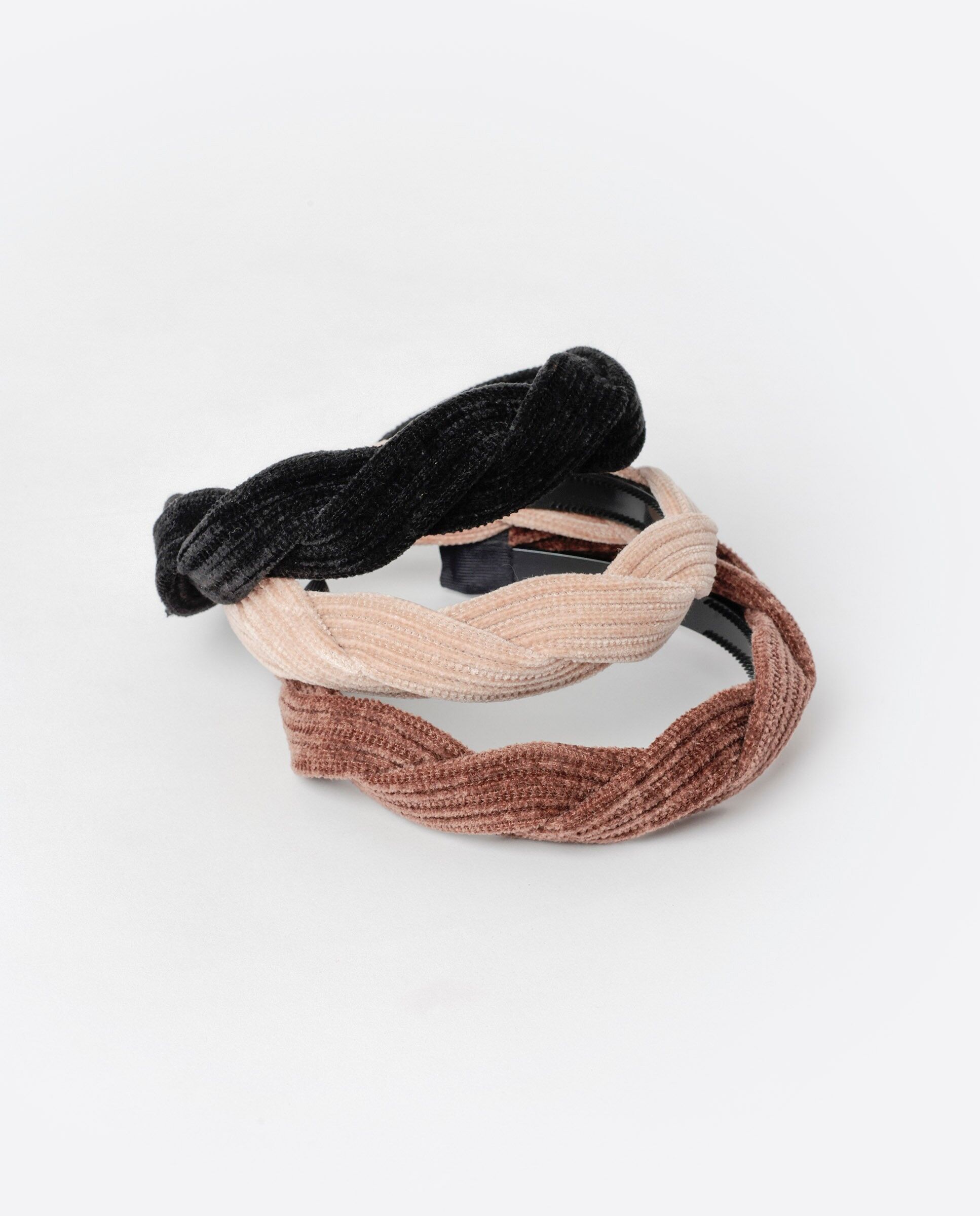 ADMAS Luxus-Zopf-Stirnband für Damen (Box mit 6 Stück)