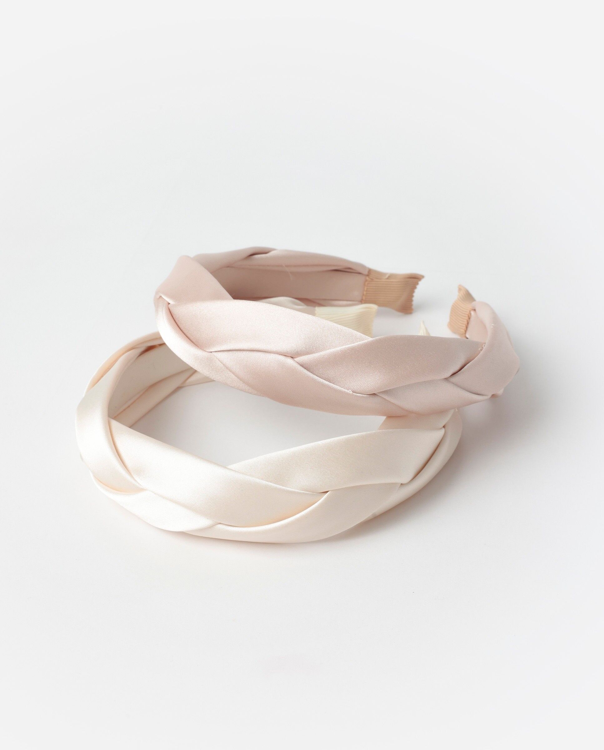 ADMAS Satin-Brautstirnband für Damen (Box mit 6 Stück)