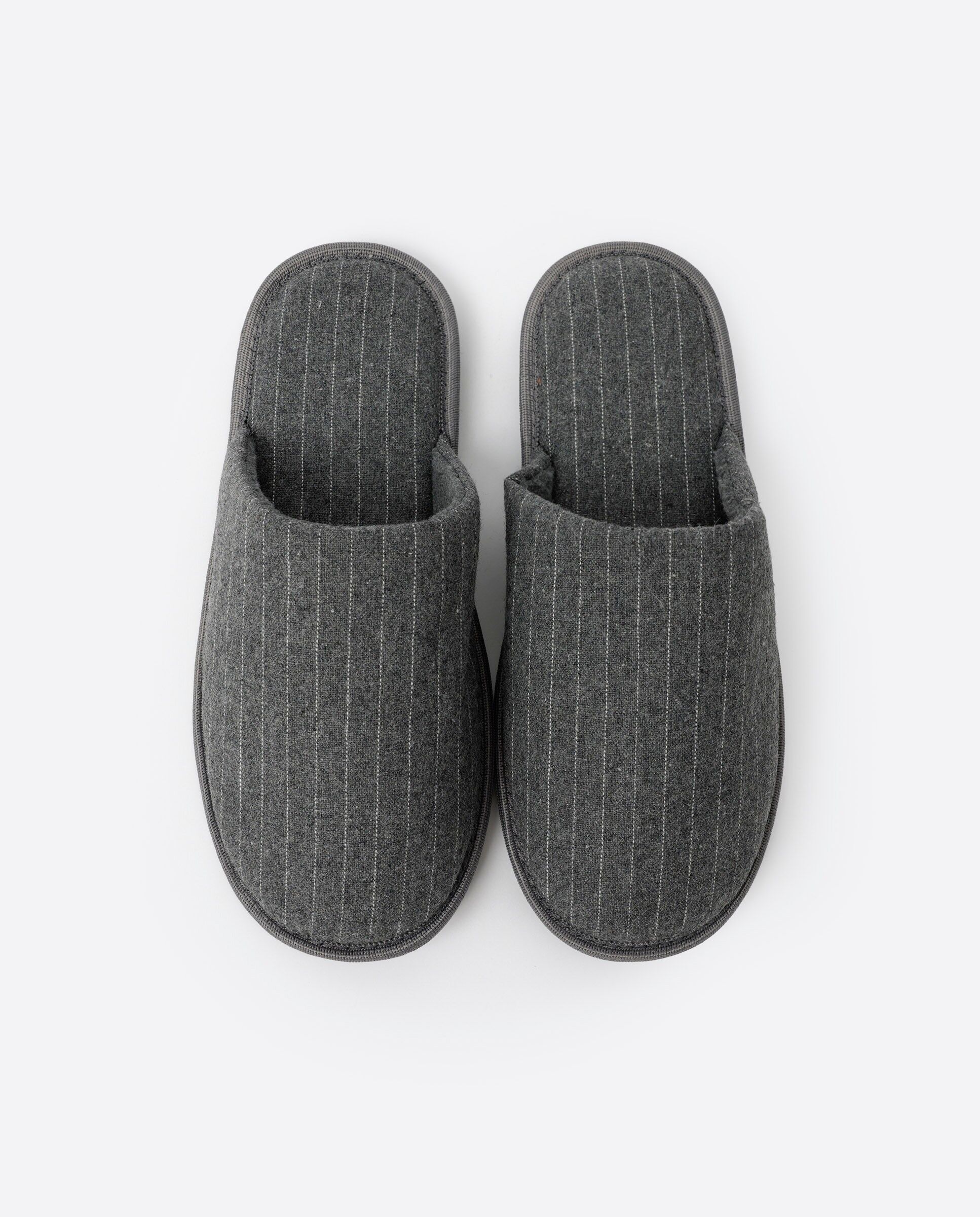 ADMAS Herren-Hausschuhe mit Streifen, (Ca...