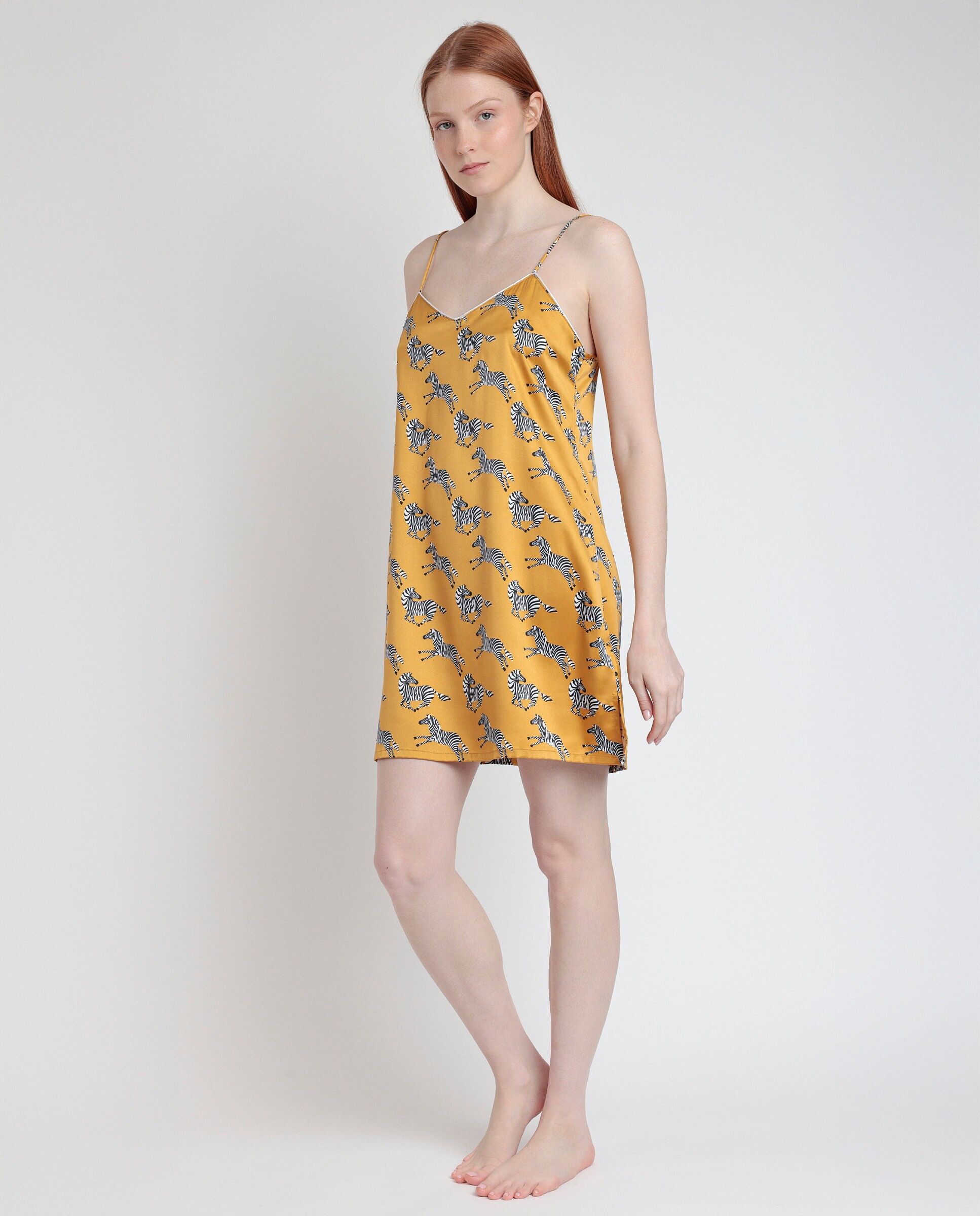 Camisole ADMAS LUXURY Zebra Gold pour femme