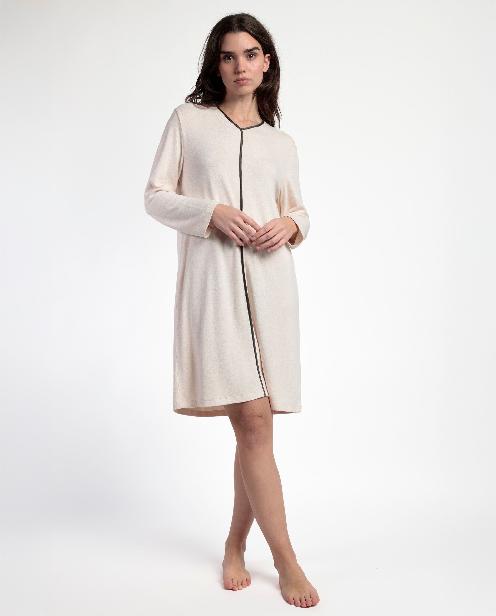 ADMAS CLASSIC Camisole élégante à manches longues pour la maison...