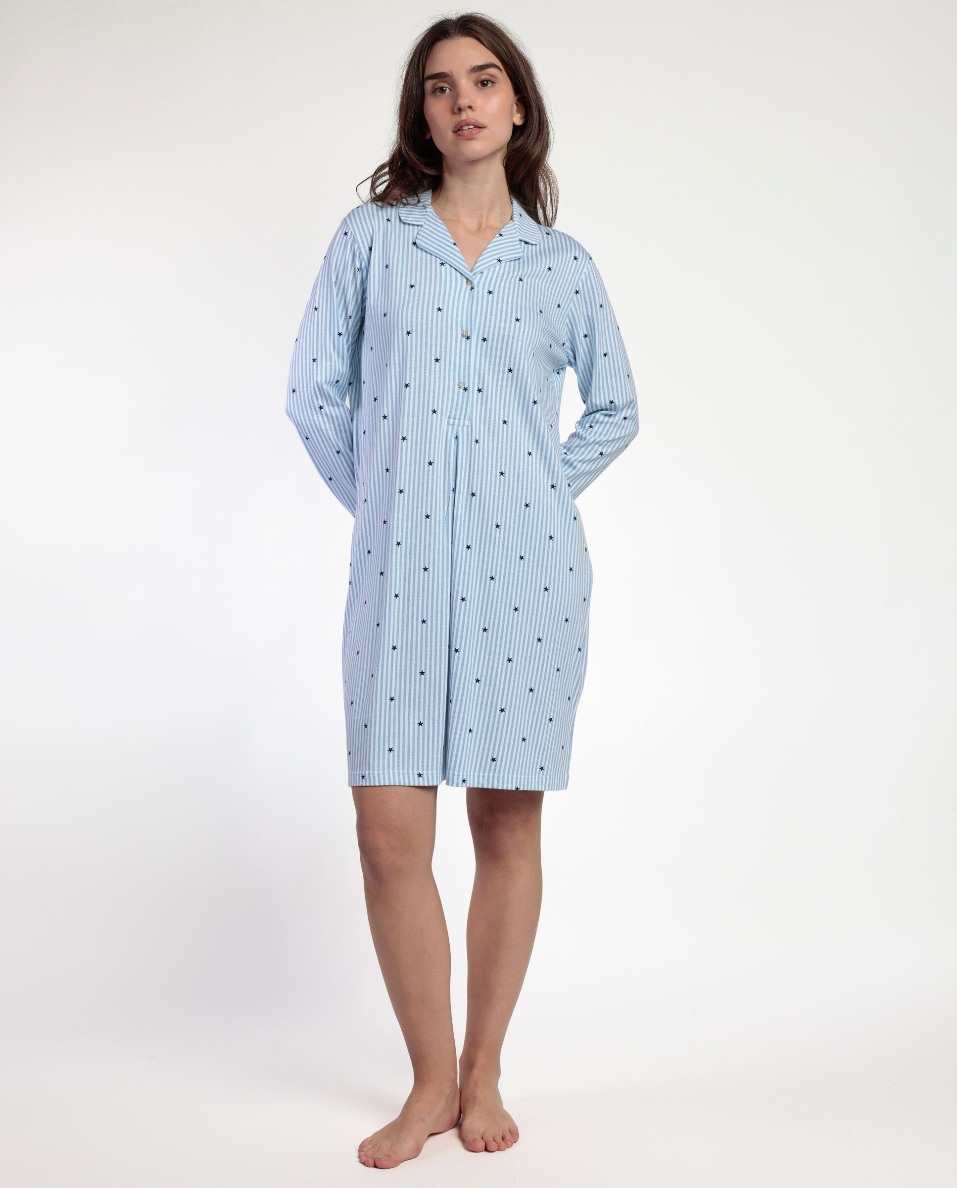 ADMAS CLASSIC Camisole à manches longues à rayures et...