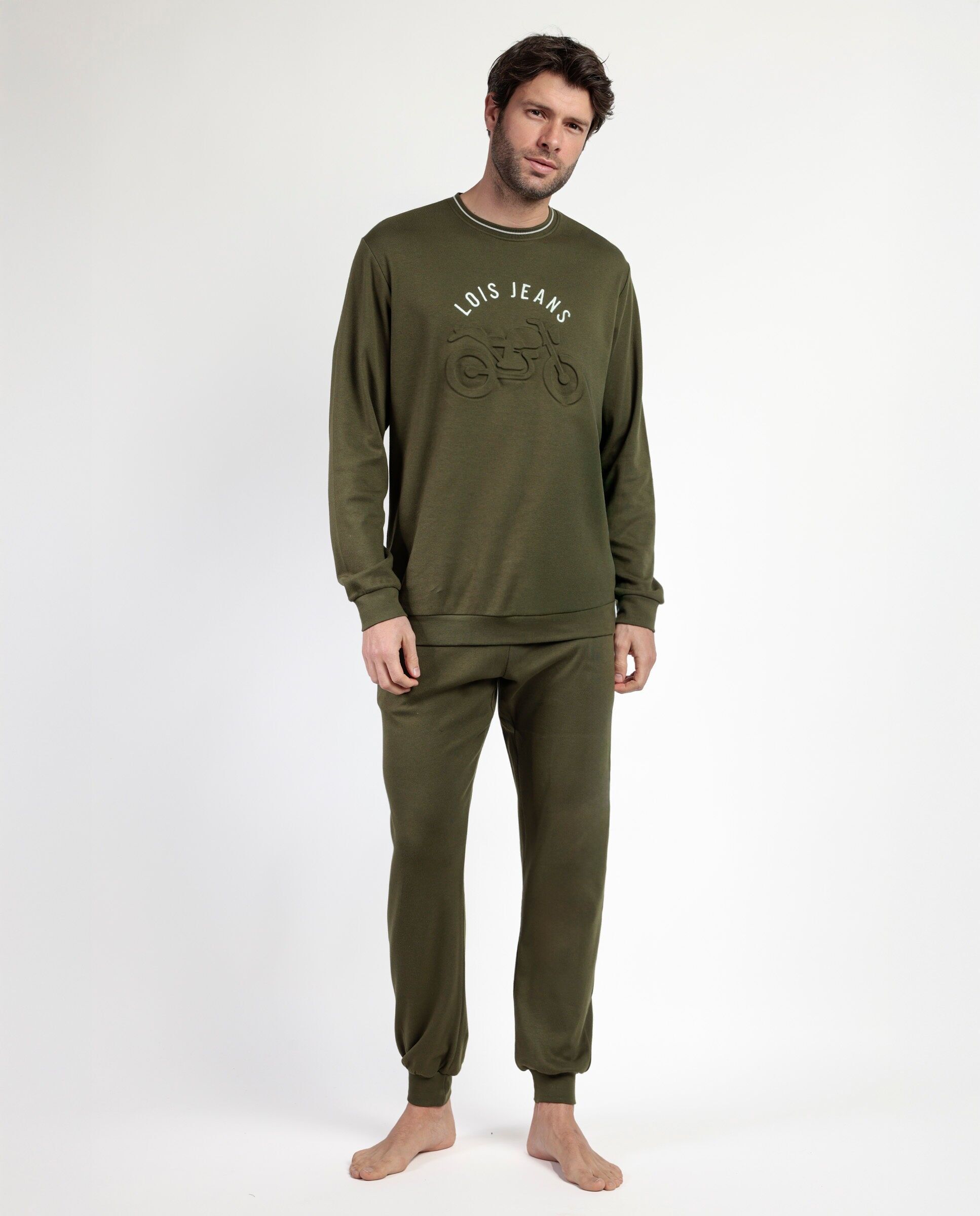 Pyjama à manches longues en relief pour homme LOIS