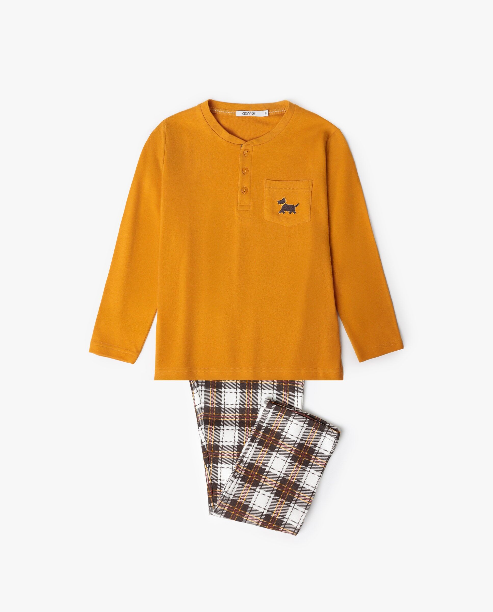 Pyjama à manches longues et patte de boutonnage Lou Lou Returns pour garçon ADMAS