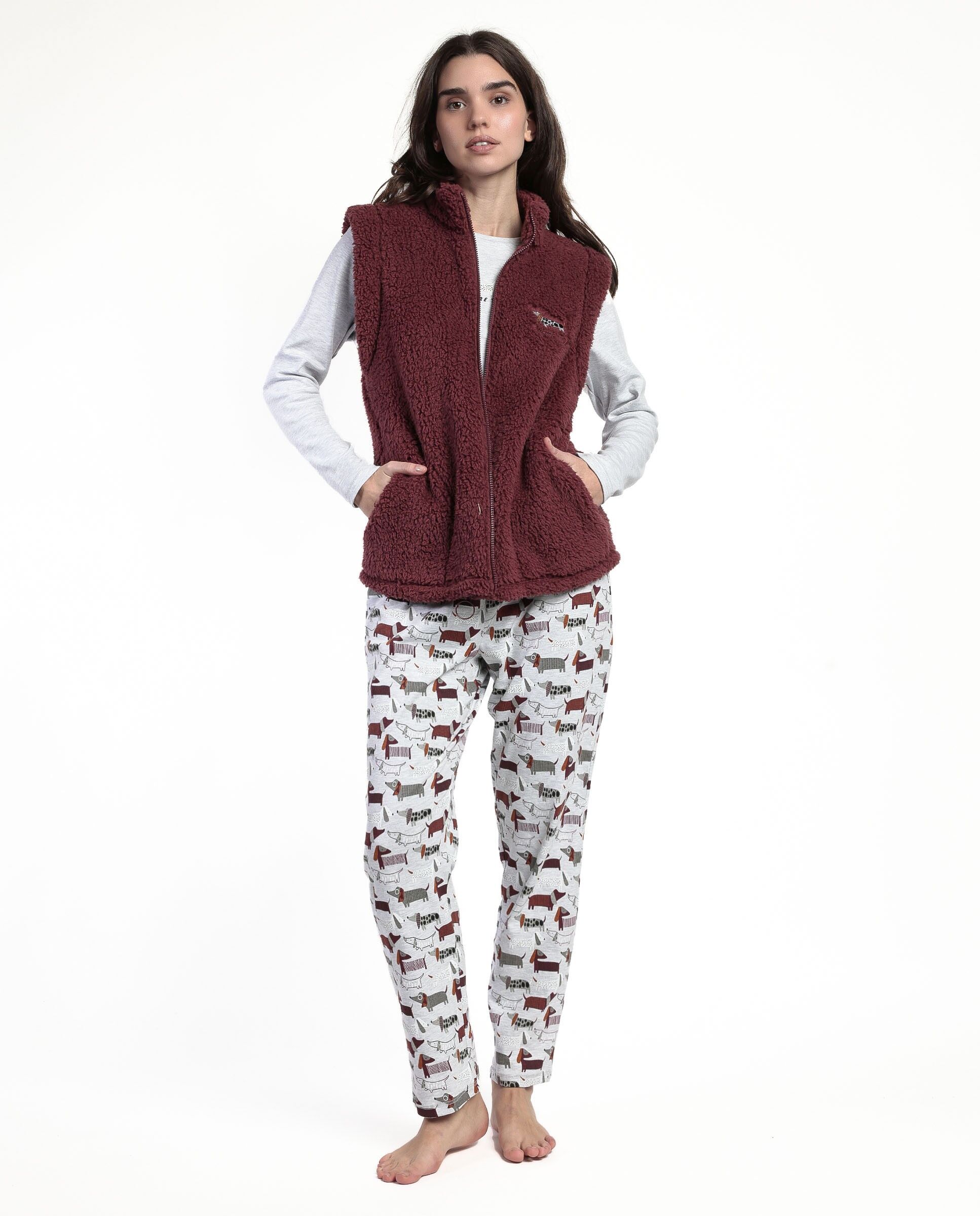 ADMAS Warme Hunde-Heimweste für Damen