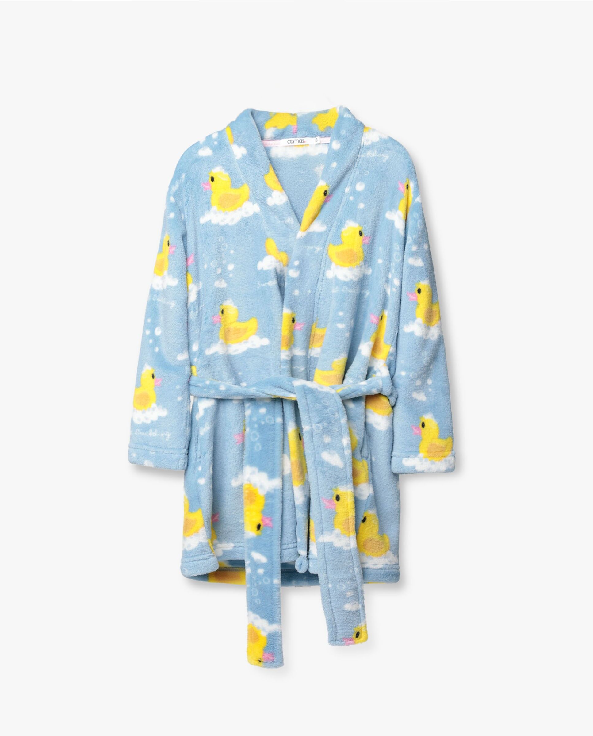 ADMAS Sweet Duckling Warmer Langarm-Bademantel für Mädchen
