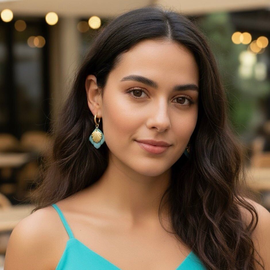 TÜRKIS TRAUM CREOLEN