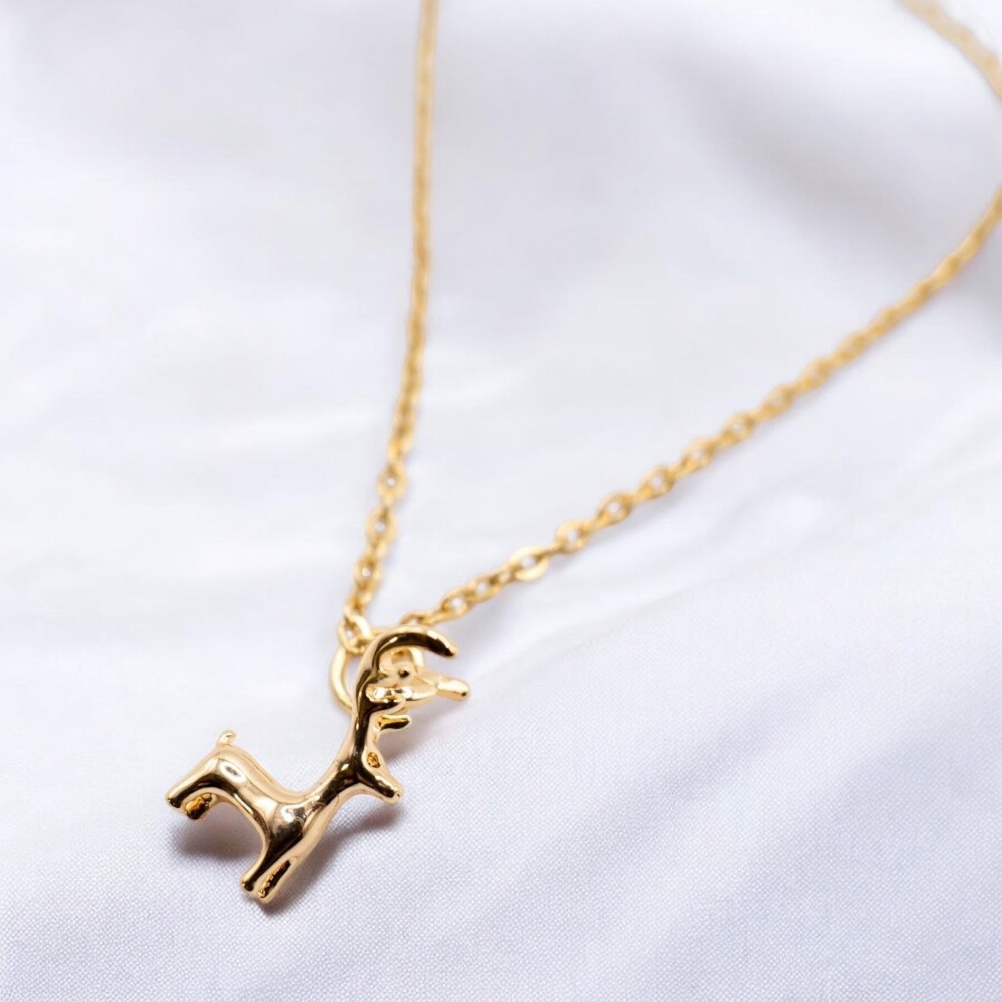 RENNA - Halskette 18k vergoldet