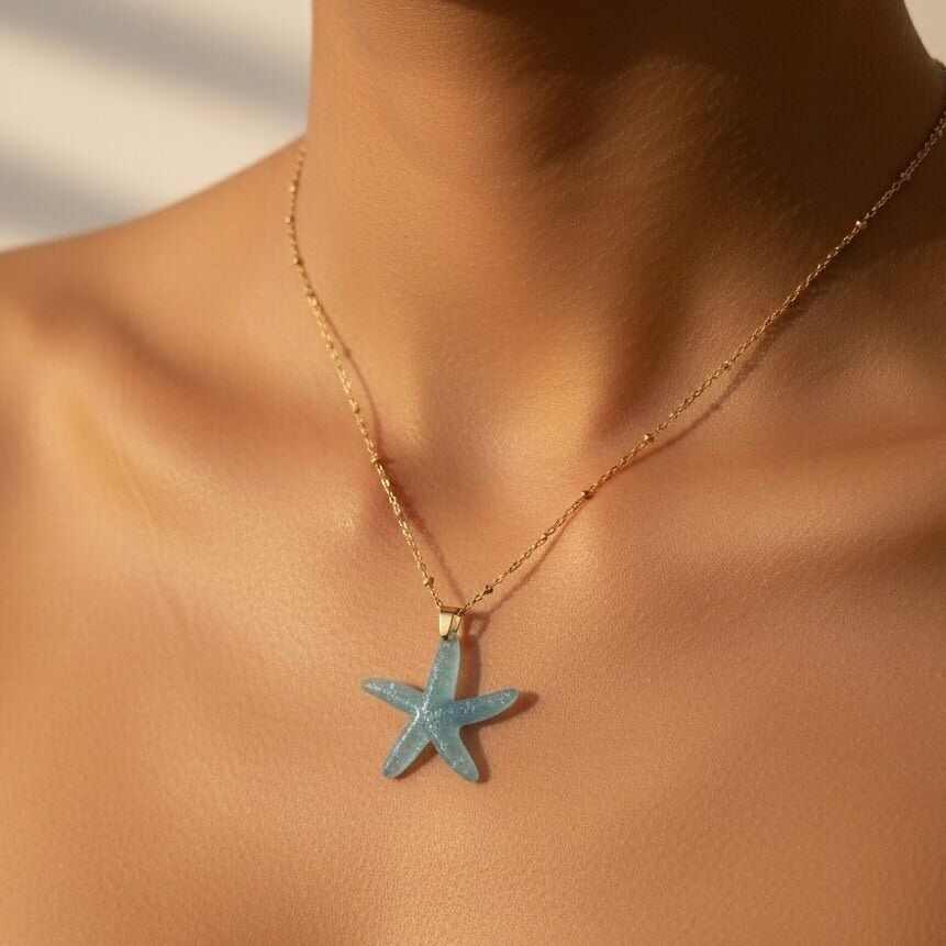 Collana Stella Marina Solmar - Acciaio impermeabile