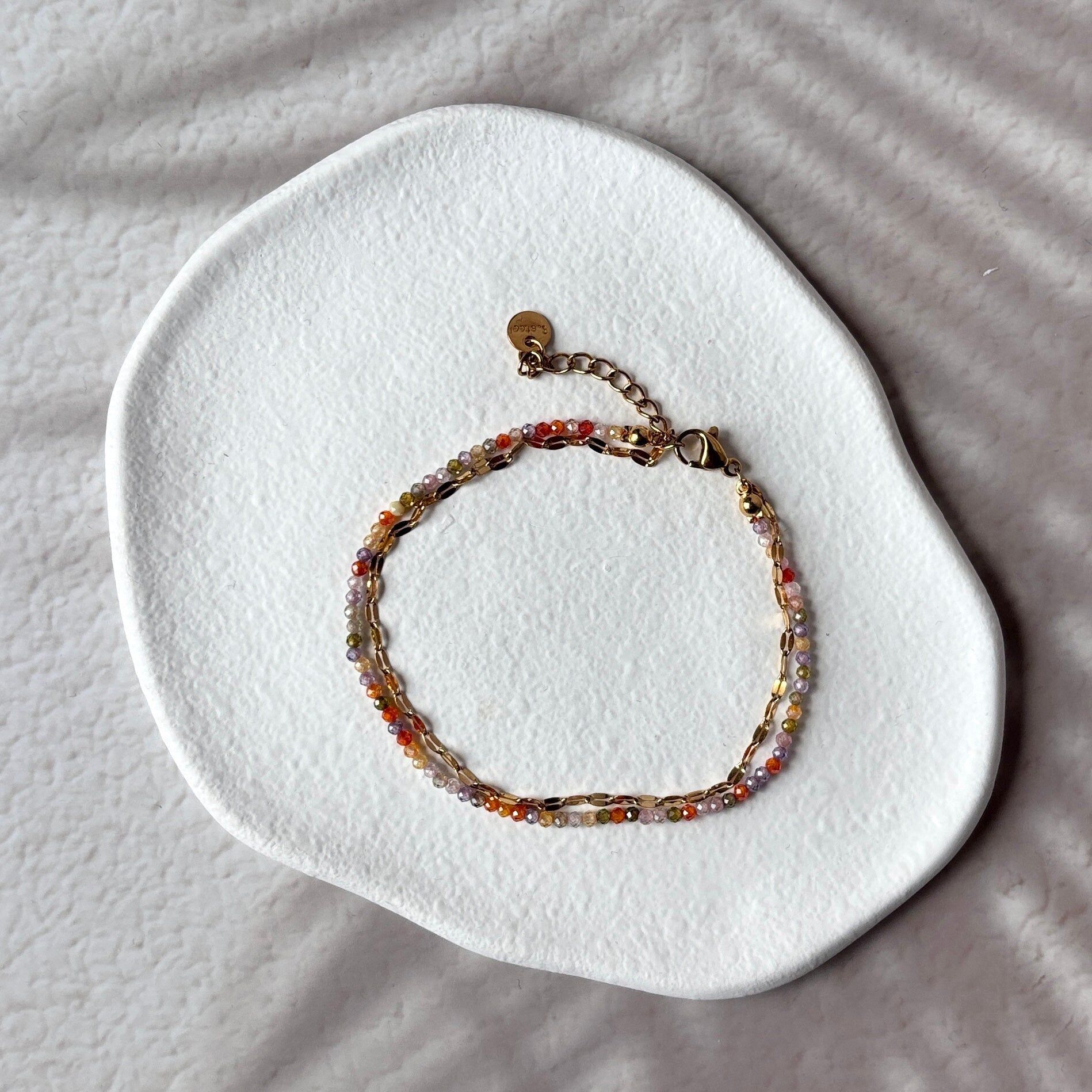 Sole e Cristalli - braccialetto