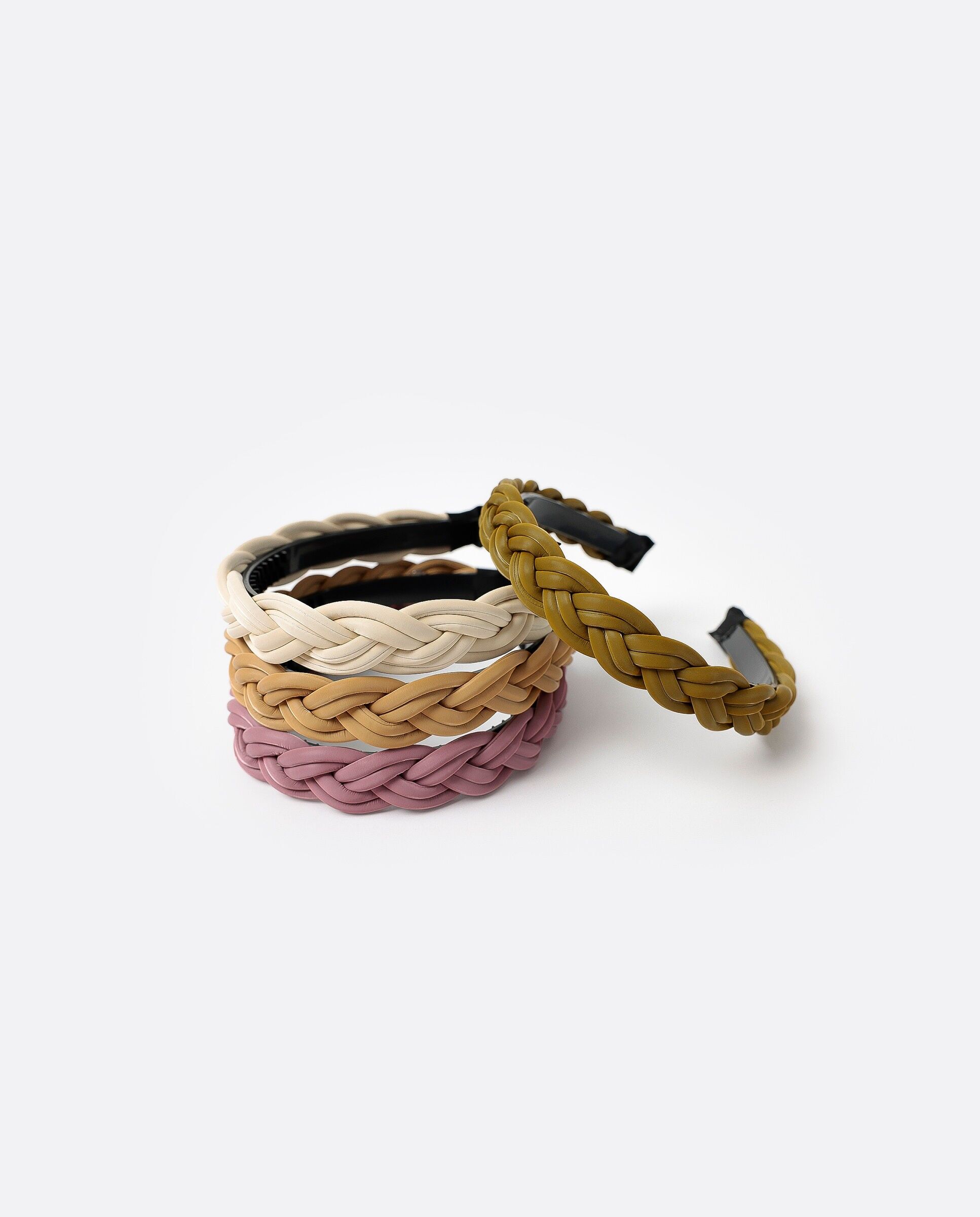 ADMAS Braid Style Duo-Stirnband für Damen (Box mit 6 Stück)