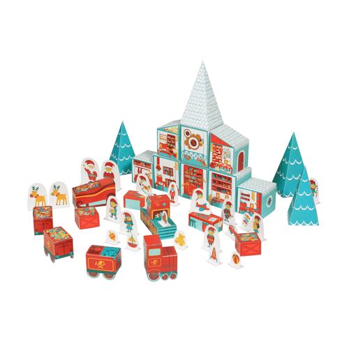 Santa’s Toy Factory Advent Calendar - DIY Craft Kit