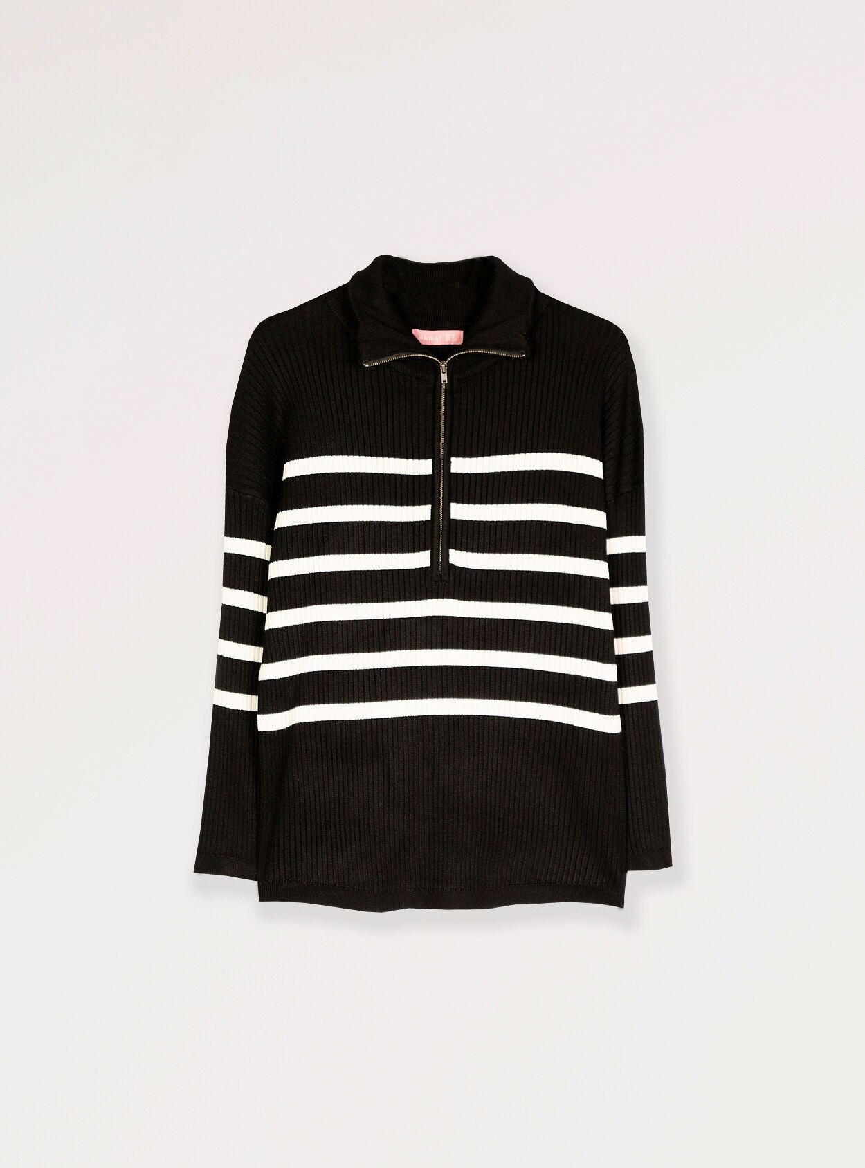 Maglione a righe per allattamento