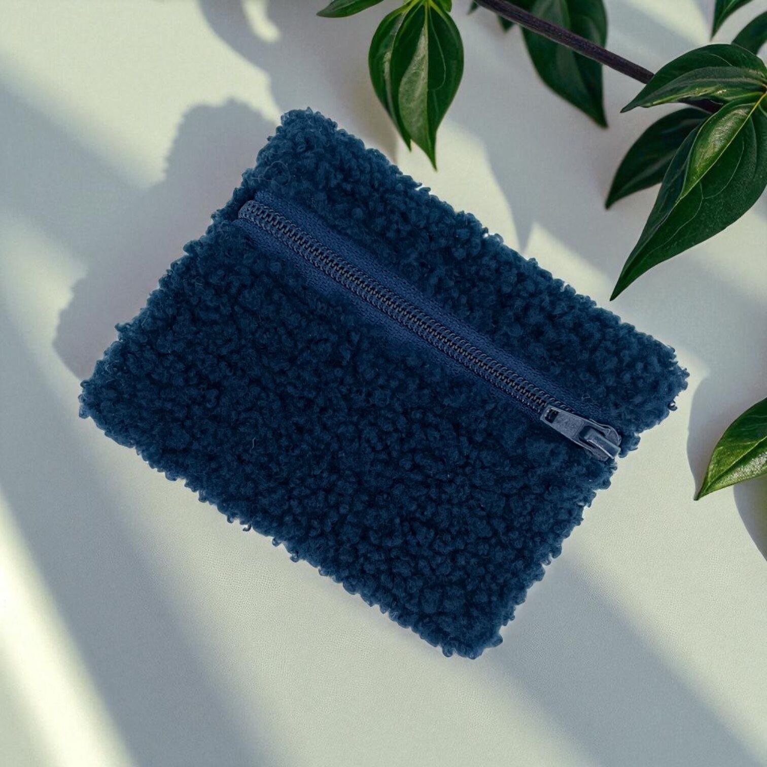 Marsupio XS, blu navy "Bouclette"