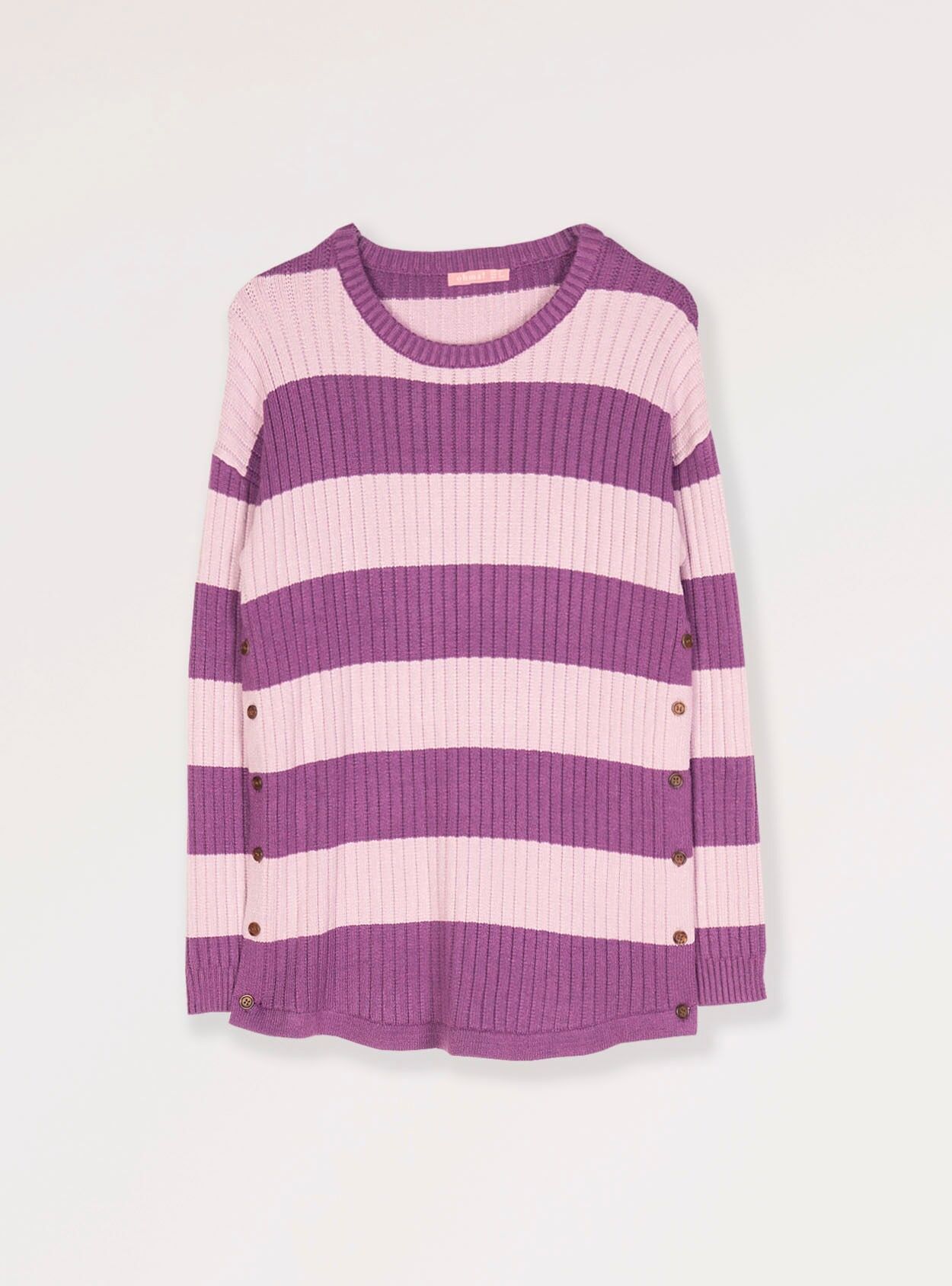 Maglione a righe per allattamento