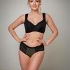 MILENKA black sports bra with crossback option