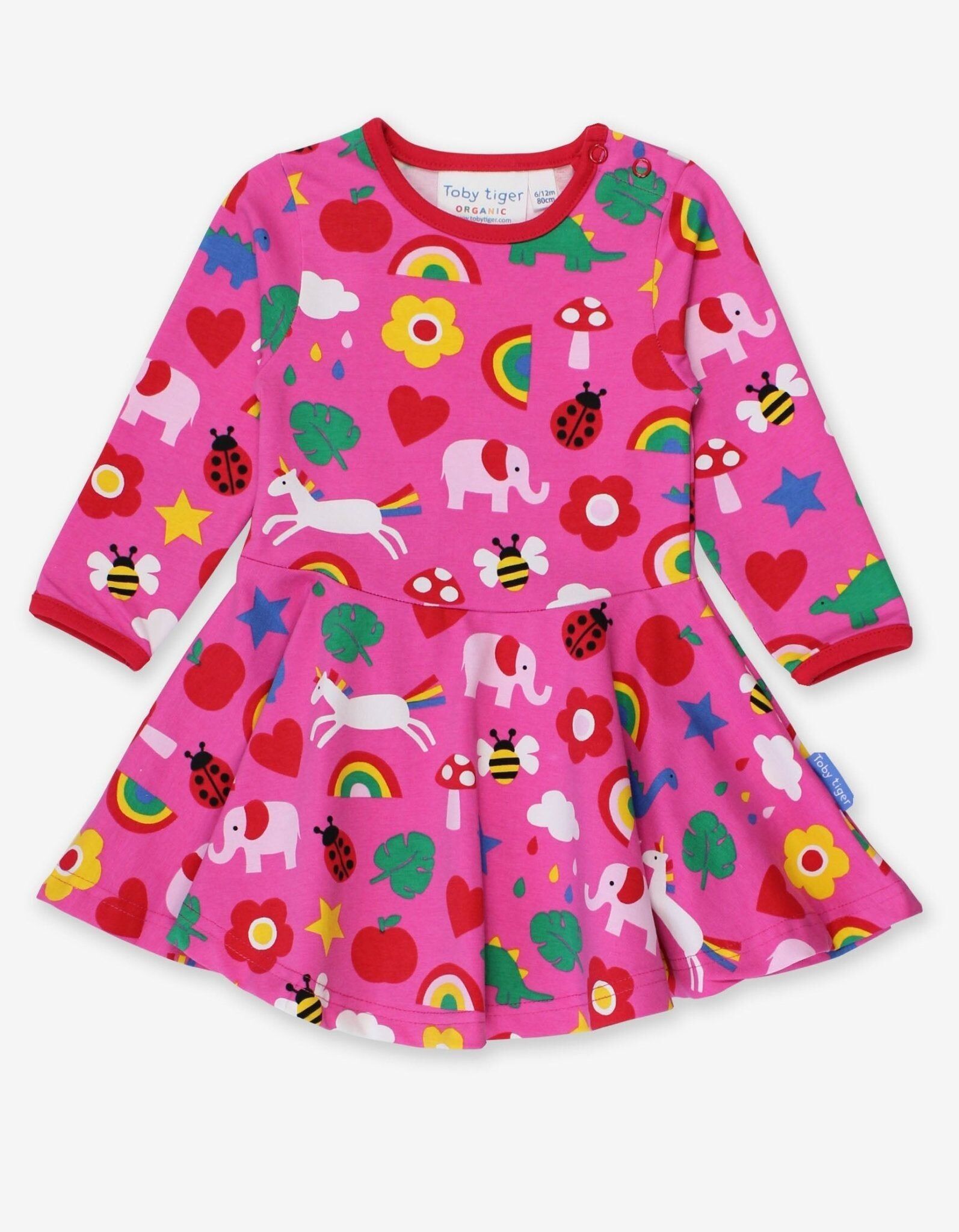 Bio-Skaterkleid mit magischem Mix-Up-Print