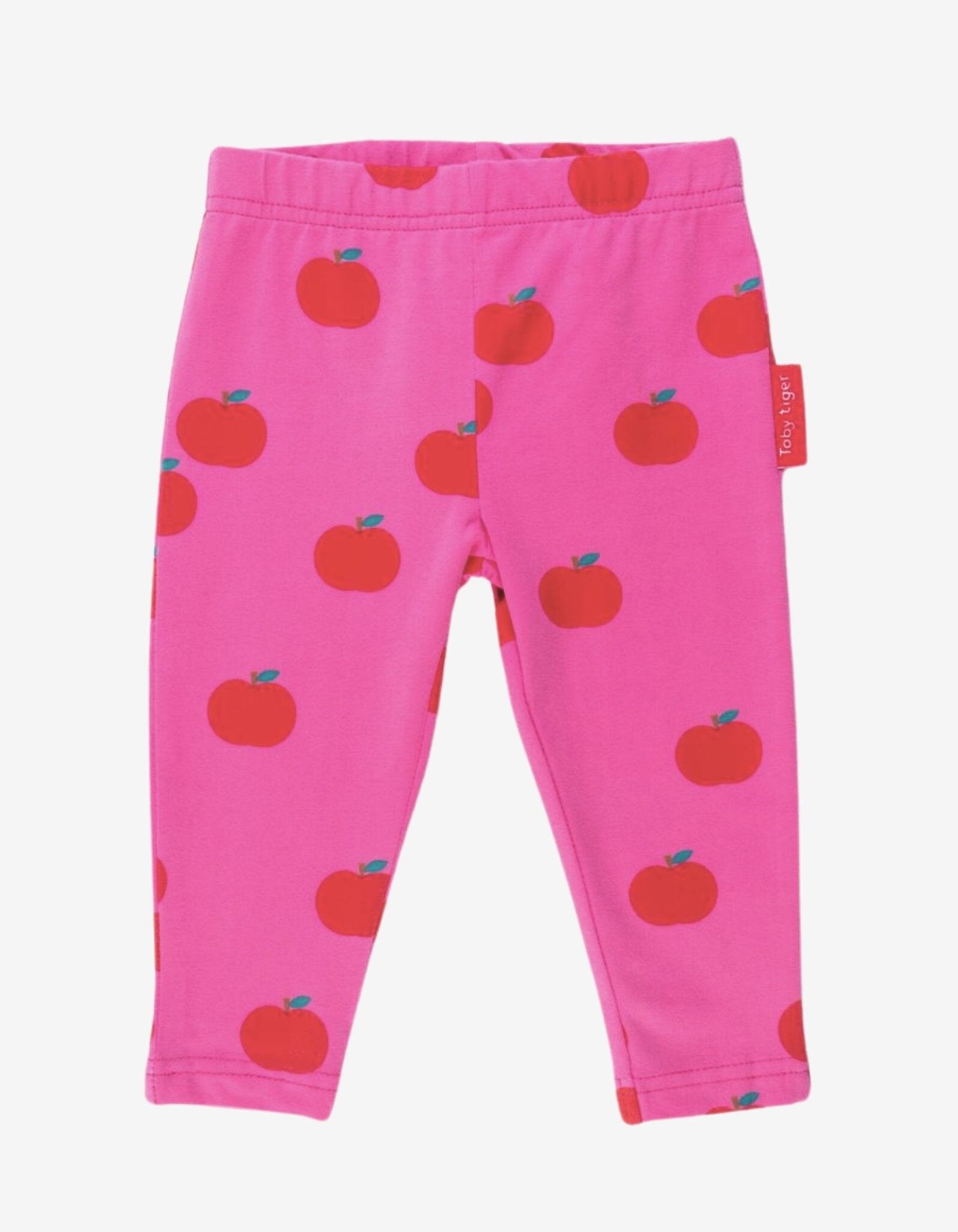 Leggings con stampa di mele organiche