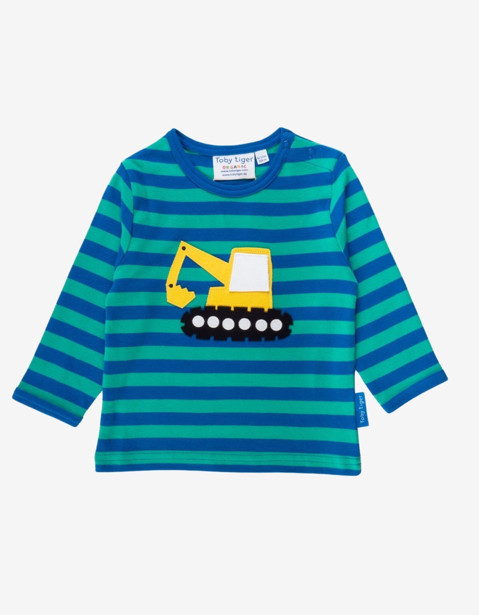 T-shirt bio Digger Applique (soulever le rabat)